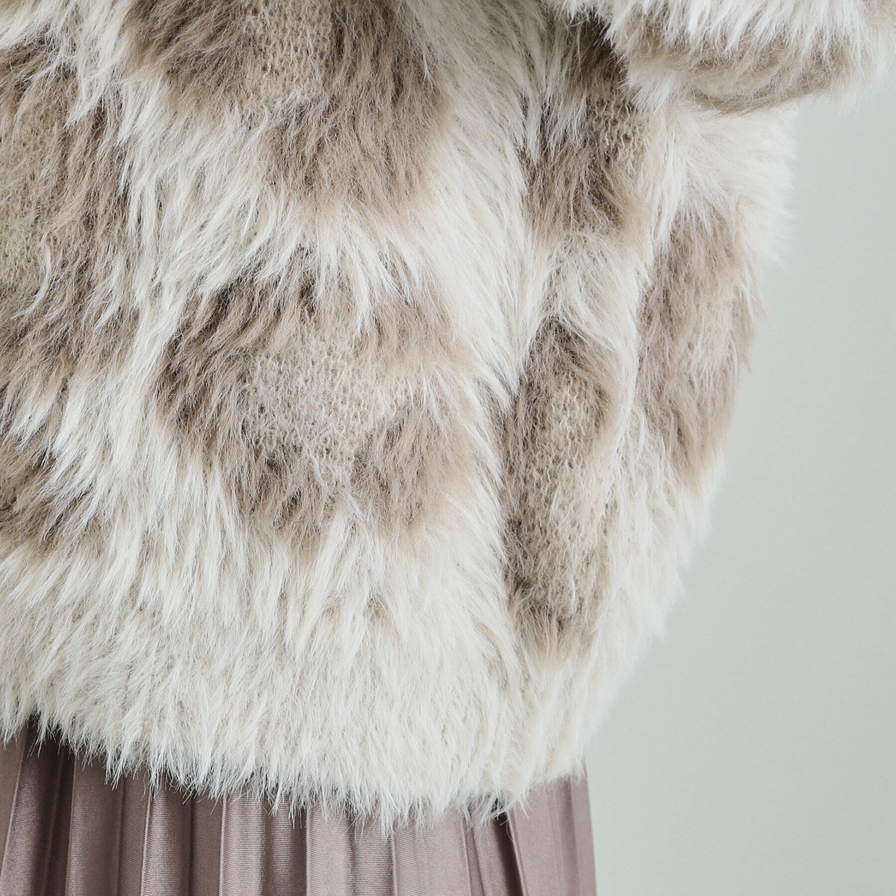 SHOO･LA･RUE「ふわふわレオパード柄フェザーニット」|ニット・セーター|