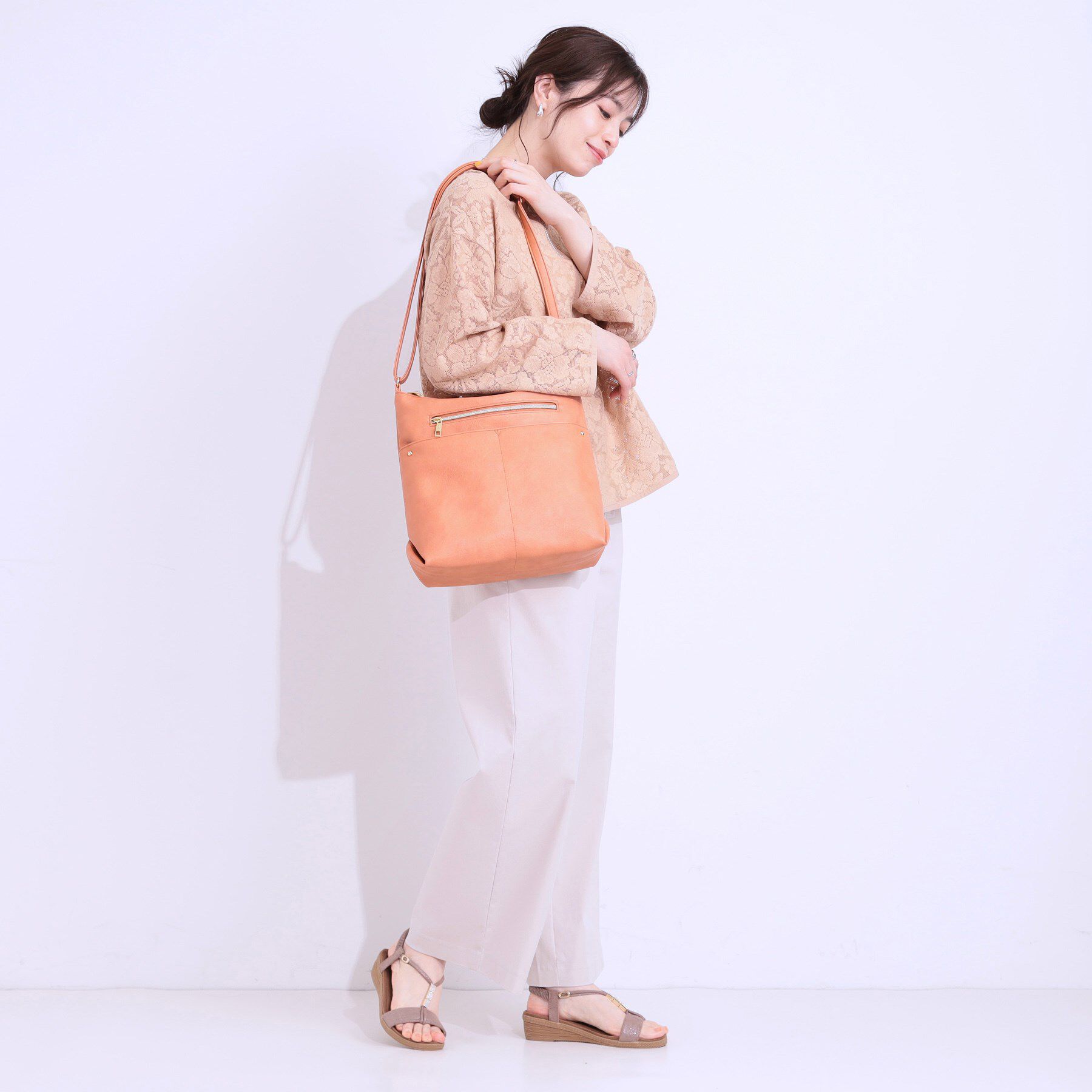 SHOO･LA･RUE「フロント2ポケットショルダーバッグ」|ショルダー・メッセンジャー|