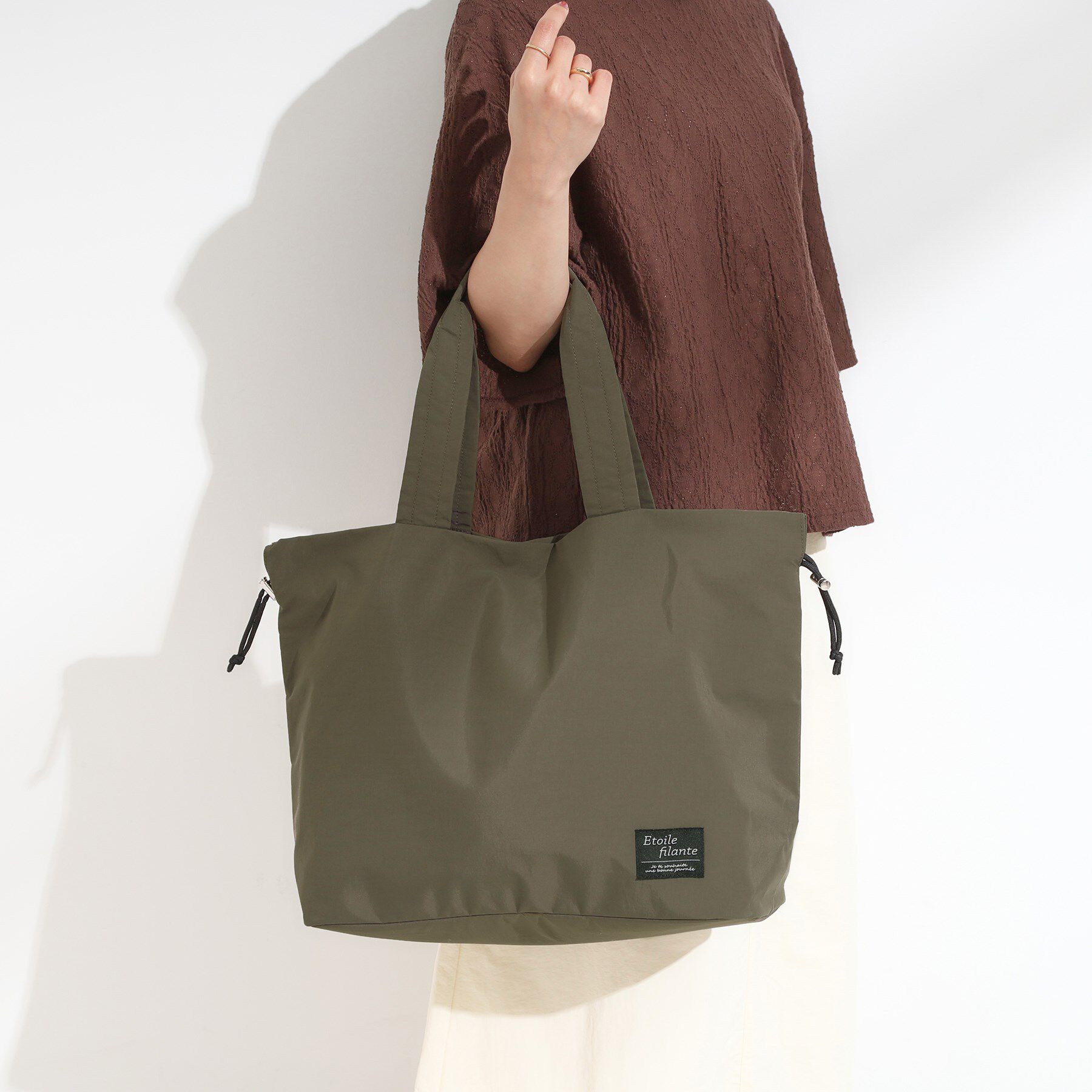 SHOO･LA･RUE「【撥水】ビッグ巾着トートバッグ」|トートバッグ|