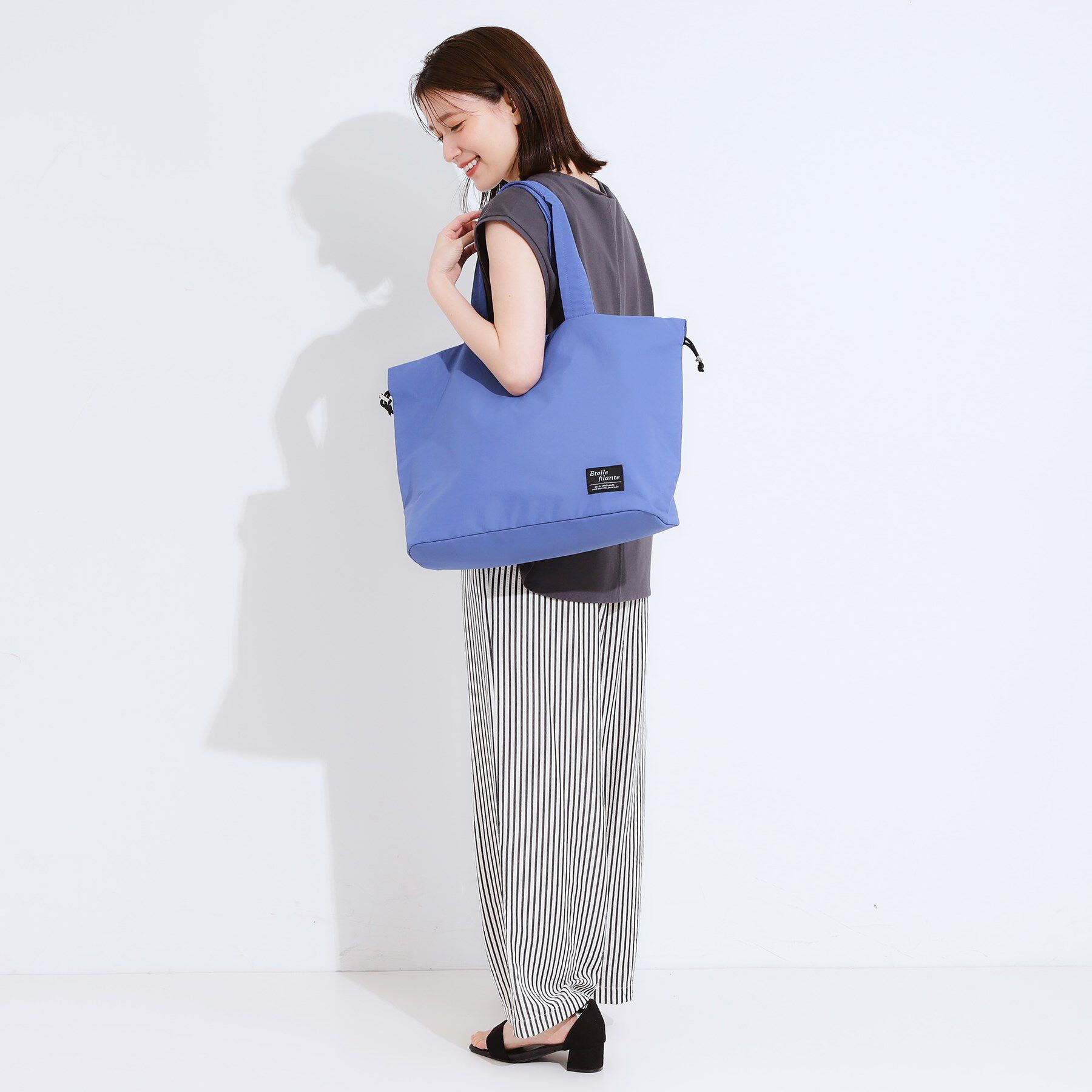 SHOO･LA･RUE「【撥水】ビッグ巾着トートバッグ」|トートバッグ|