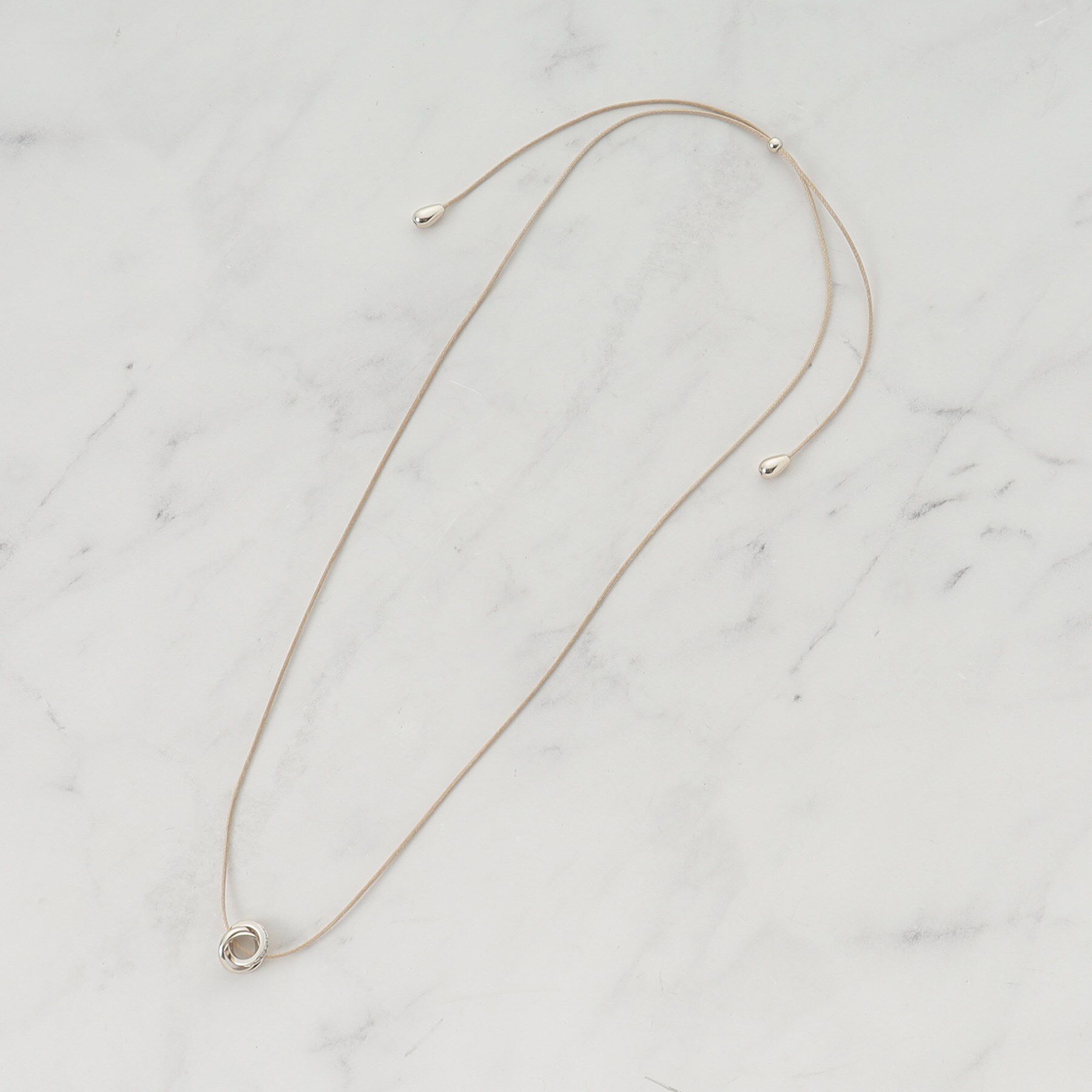 SHOO･LA･RUE「【マルチWAY】キラキラリングネックレス」|ネックレス|