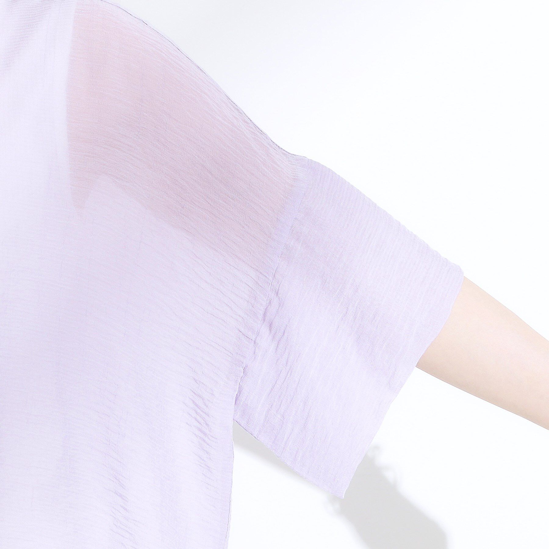 SHOO･LA･RUE「ゆるっと感がこなれ見え ワッシャーシアー半袖シャツ」|シャツ・ブラウス|