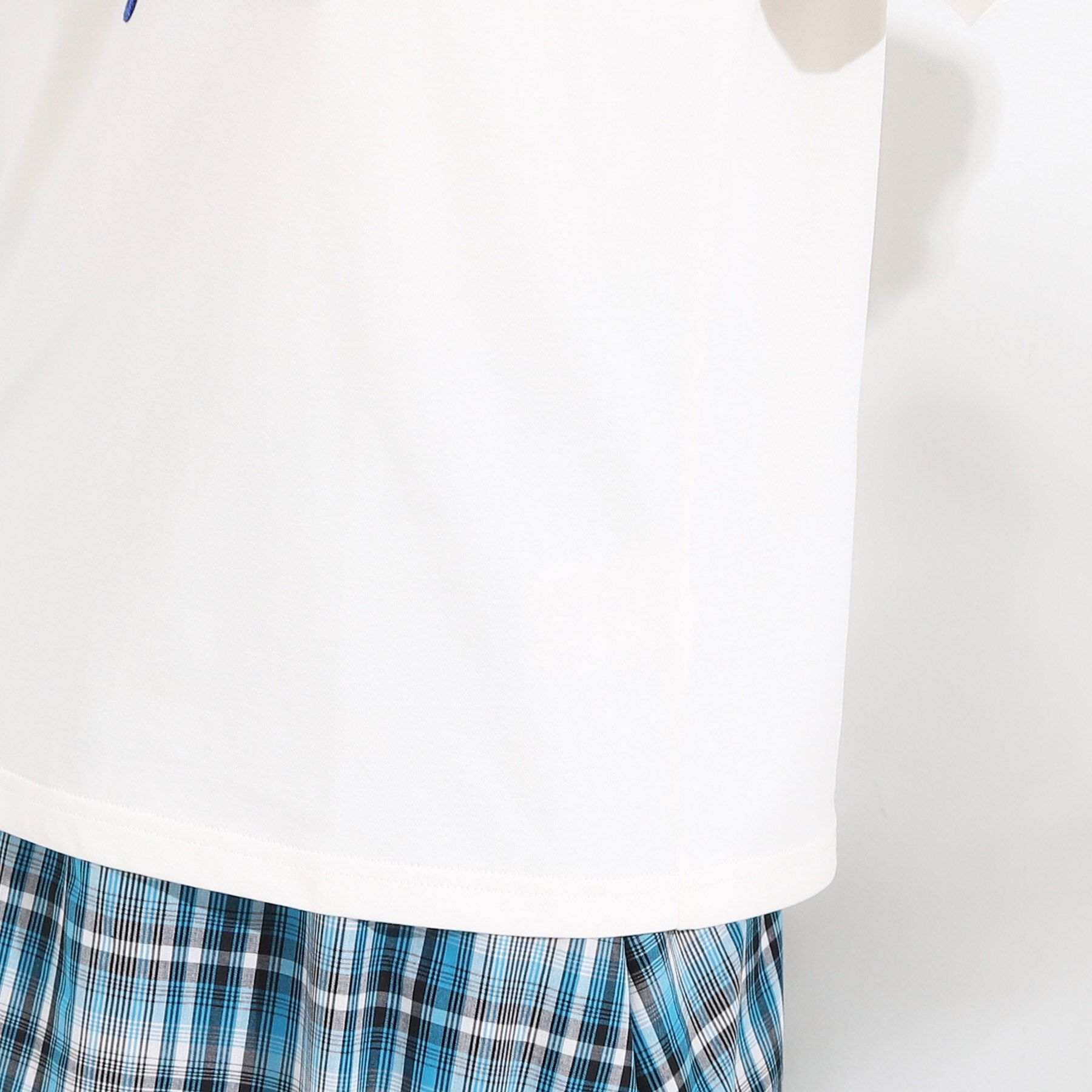 SHOO･LA･RUE「【ひんやり/S-LL】サガラ刺繍ロゴTシャツ」|Tシャツ・カットソー|