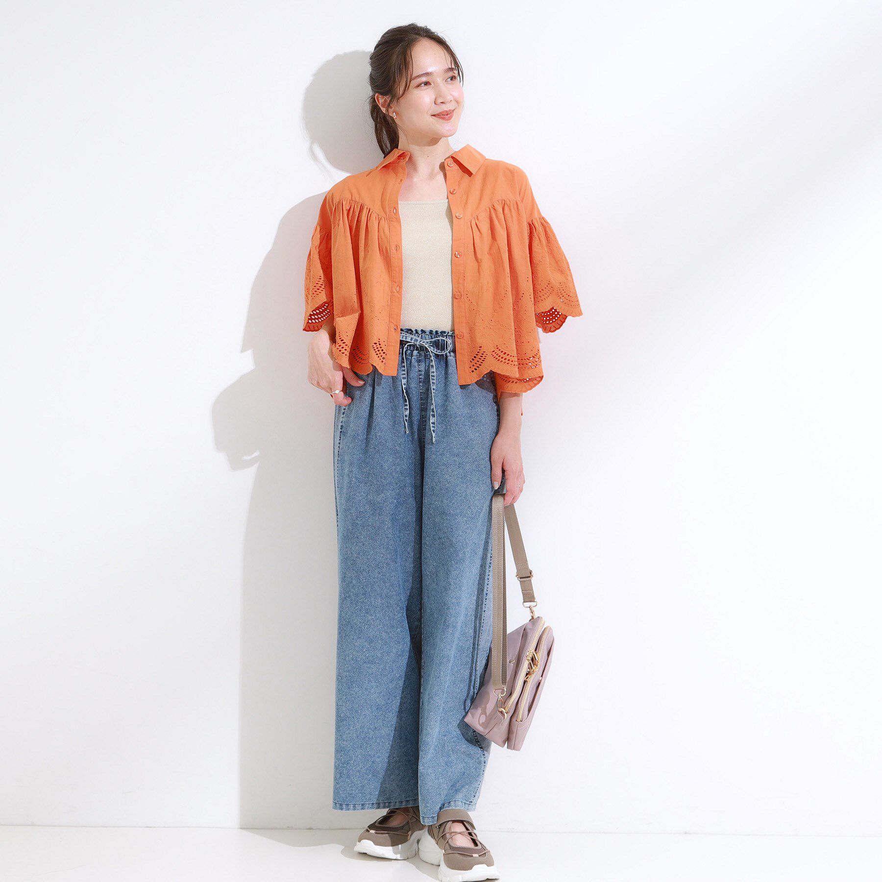 SHOO･LA･RUE「コーデの主役になる スカラップレースブラウス」|シャツ・ブラウス|