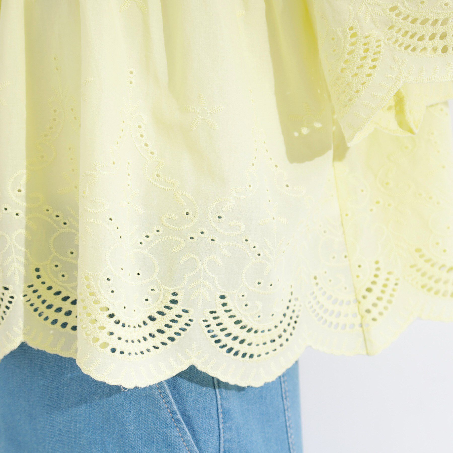 SHOO･LA･RUE「コーデの主役になる スカラップレースブラウス」|シャツ・ブラウス|