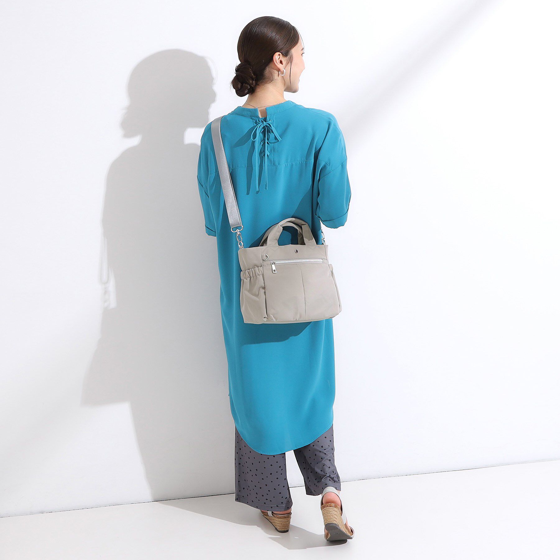 SHOO･LA･RUE「【撥水/2WAY】フロントポケット トートバッグ」|トートバッグ|