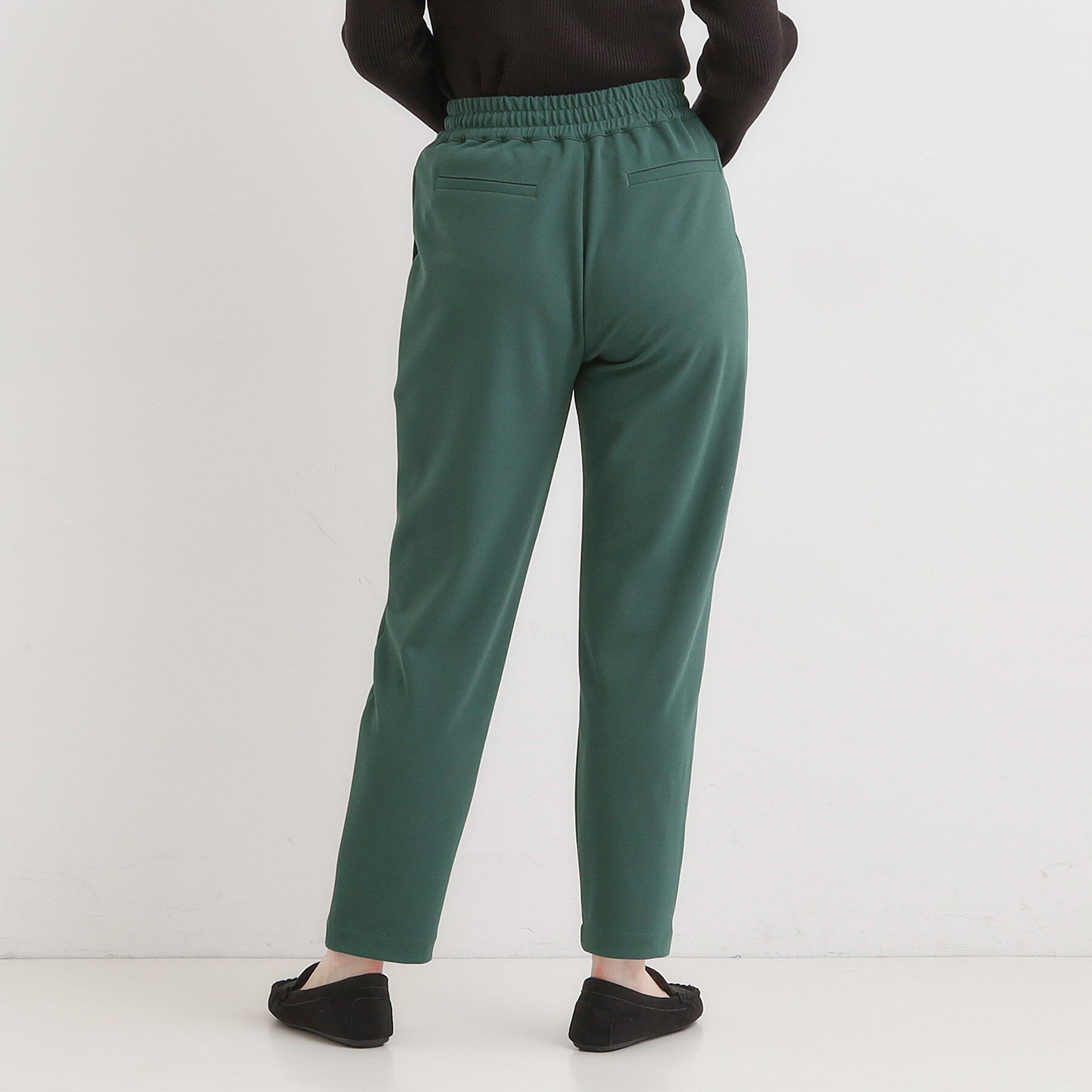 SHOO･LA･RUE「【S-3L/洗濯後しわになりにくい】スマートに見える イージーテーパードパンツ【CIRCRIC】」|その他|