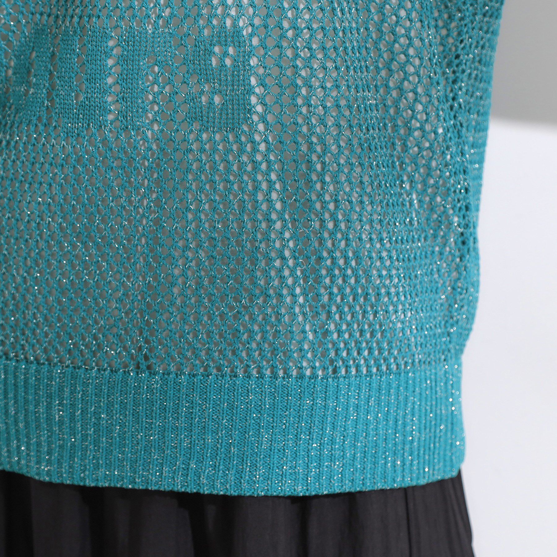 SHOO･LA･RUE「【2点セット/S-LL】ラメメッシュロゴニットセット」|その他|