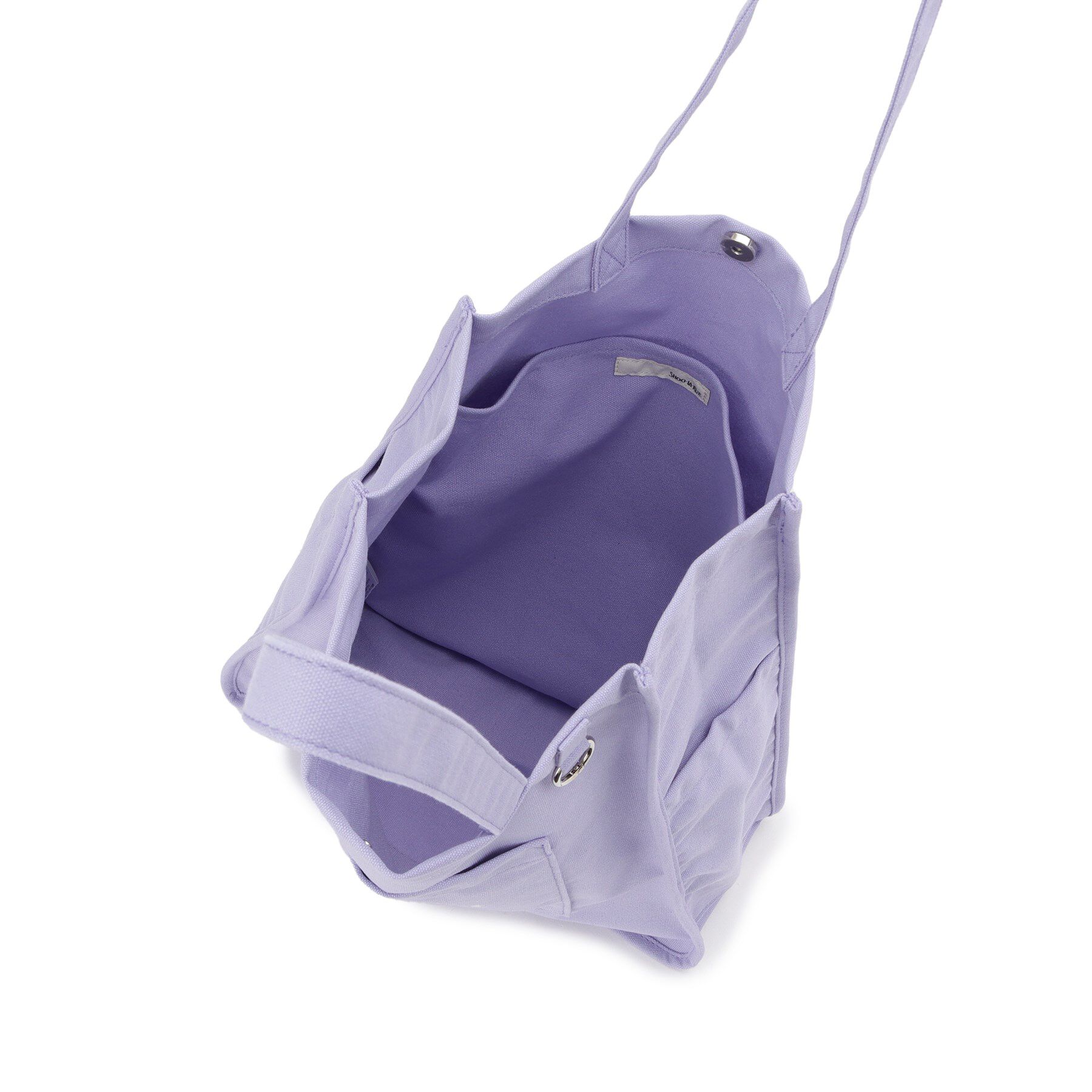 SHOO･LA･RUE「【ラッキーカラー/推し活にも】うちわも入るキャンバストートバッグ」|トートバッグ|