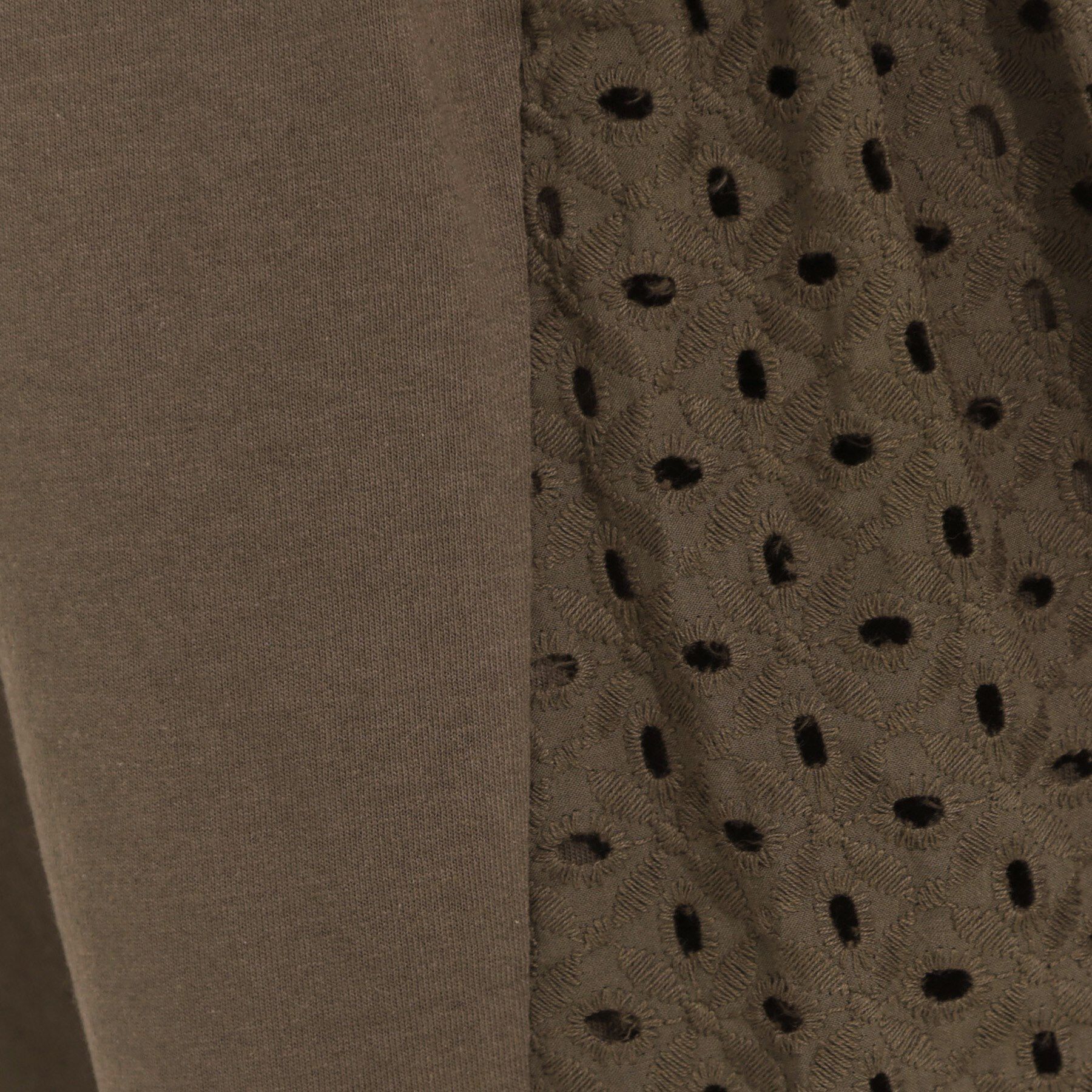 SHOO･LA･RUE「【S-LL/体型カバー】インせずサマ見え レース使いAライントップス」|Tシャツ・カットソー|