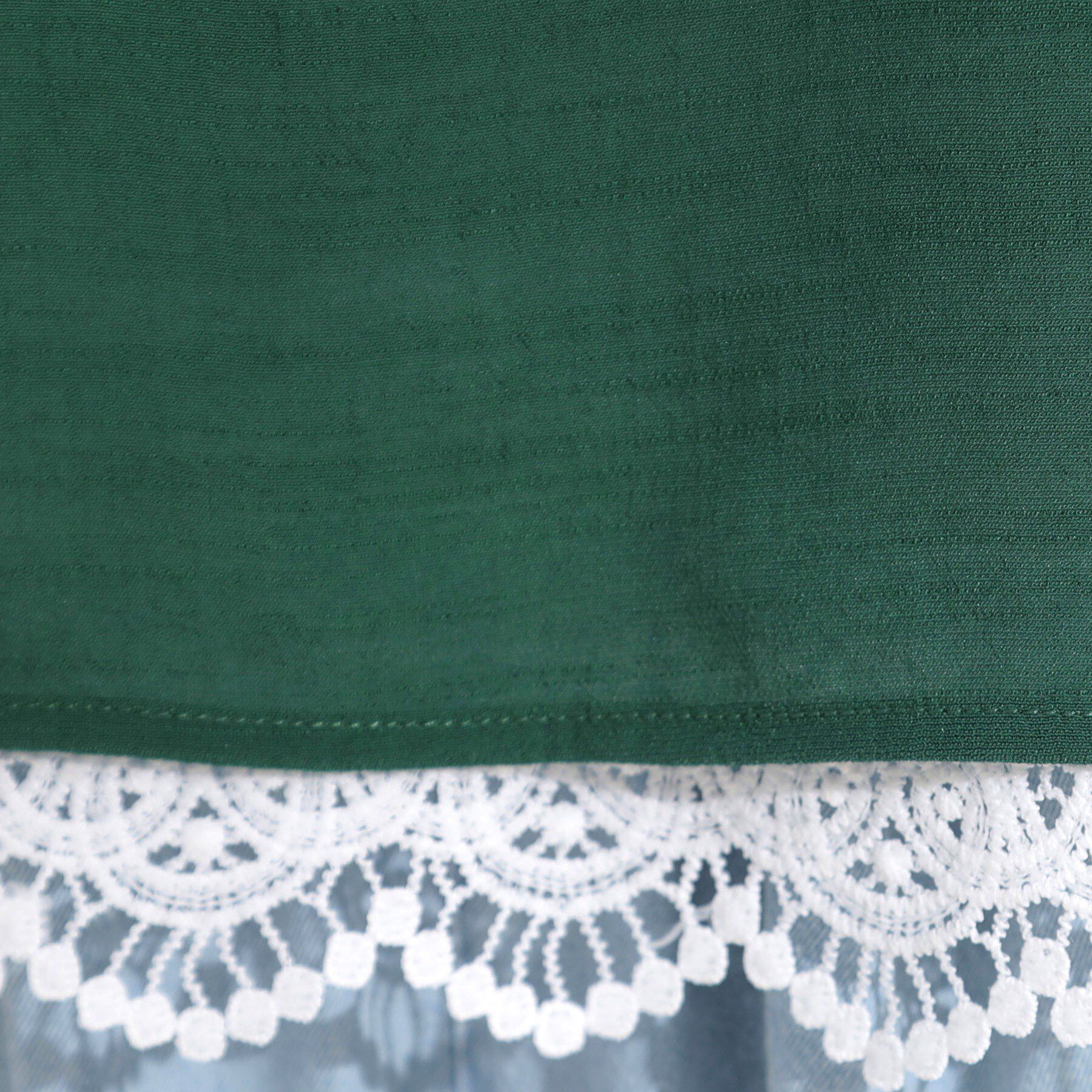 SHOO･LA･RUE「【S-LL】１枚でコーデが決まる スラブドッキングトップス」|Tシャツ・カットソー|