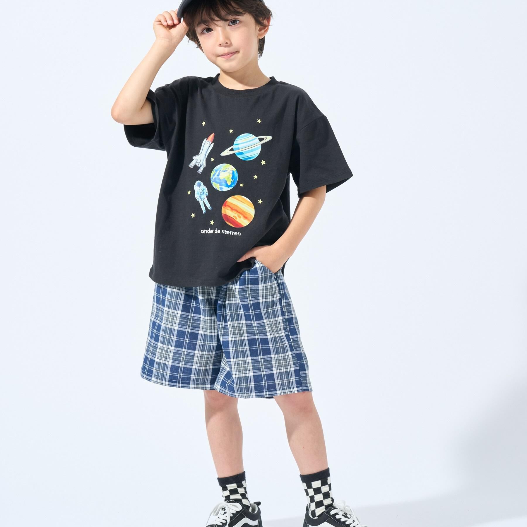 SHOO･LA･RUE「【100-150cm】チェッククライミングハーフパンツ」|その他|