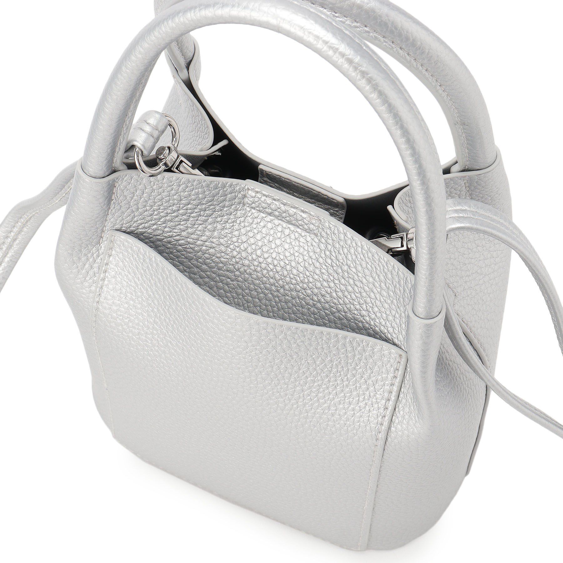 SHOO･LA･RUE「つまみハンドルスタッズミニショルダー」|ショルダー・メッセンジャー|