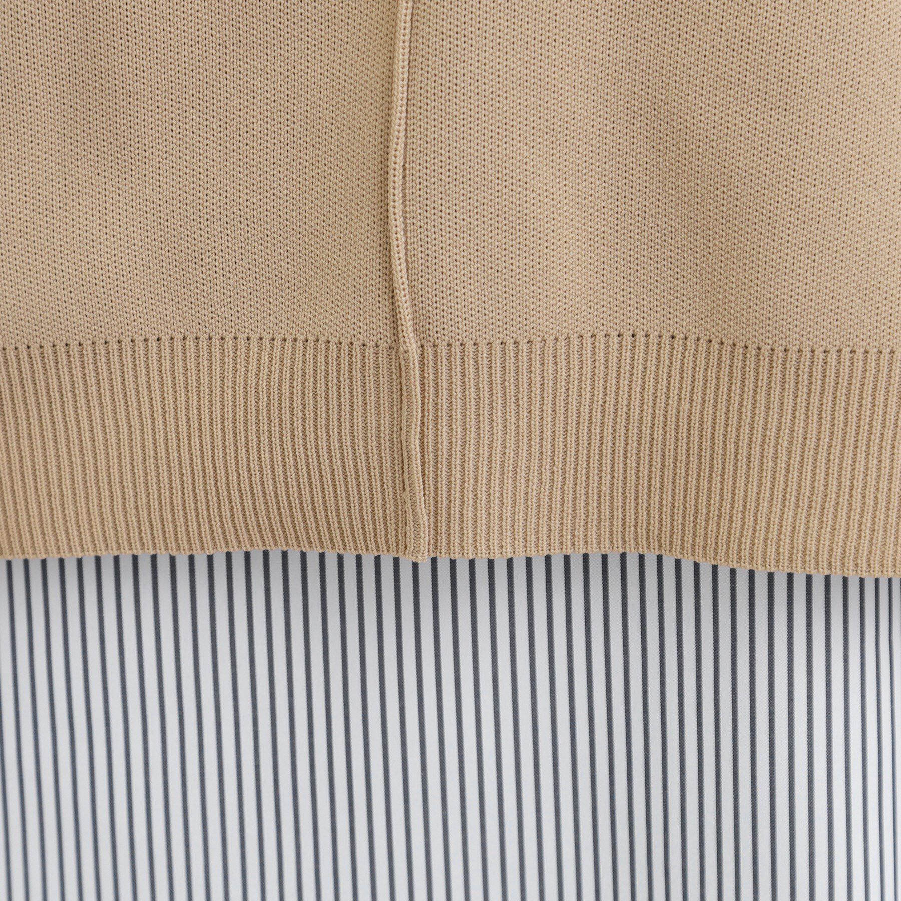 SHOO･LA･RUE「【S-LL/2点セット】着回し自在 ニットベスト＋フレアブラウス」|ニット・セーター|