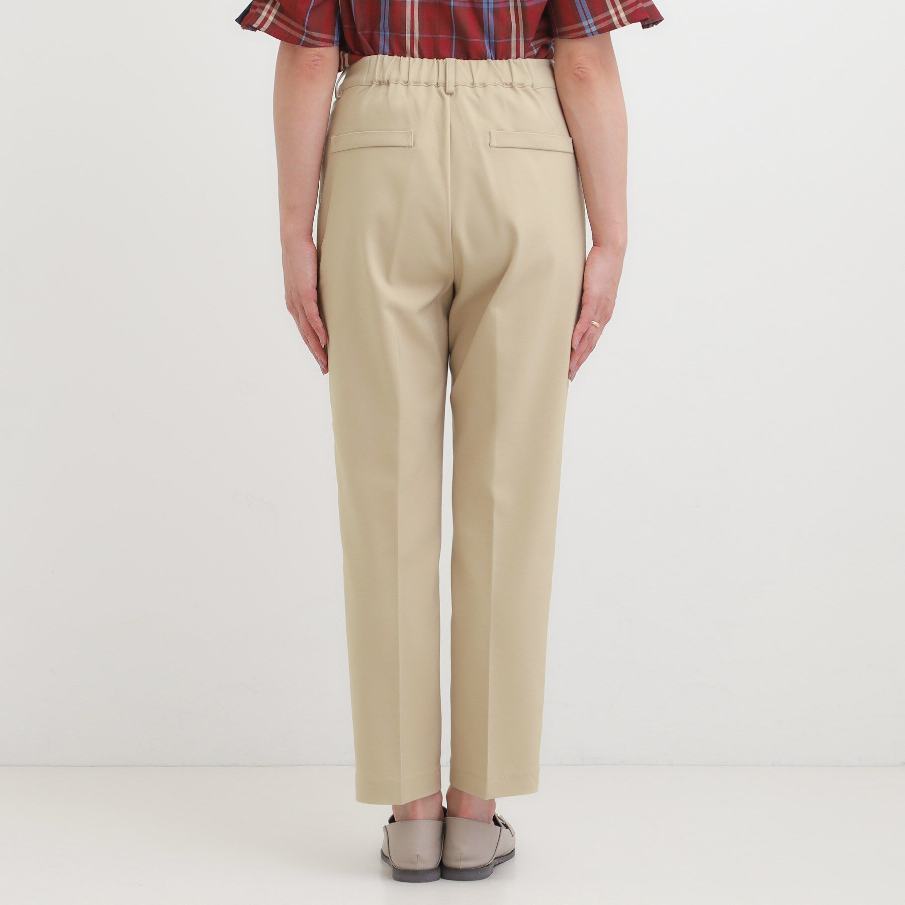 SHOO･LA･RUE「【洗濯機可/S-3L/美脚シルエット】ソフトスティックパンツ」|その他|