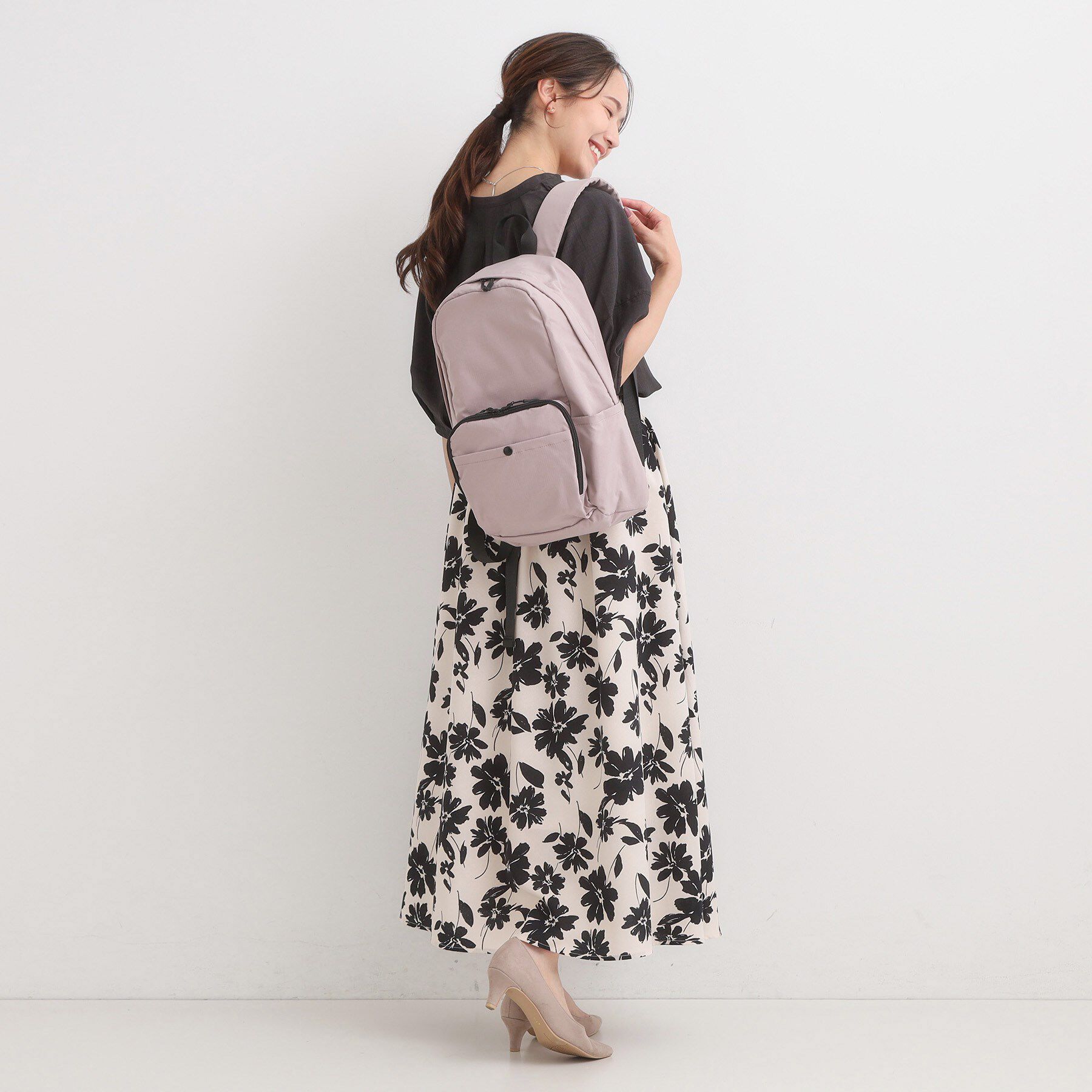 SHOO･LA･RUE「【撥水】立体ポケットリュック」|リュック|