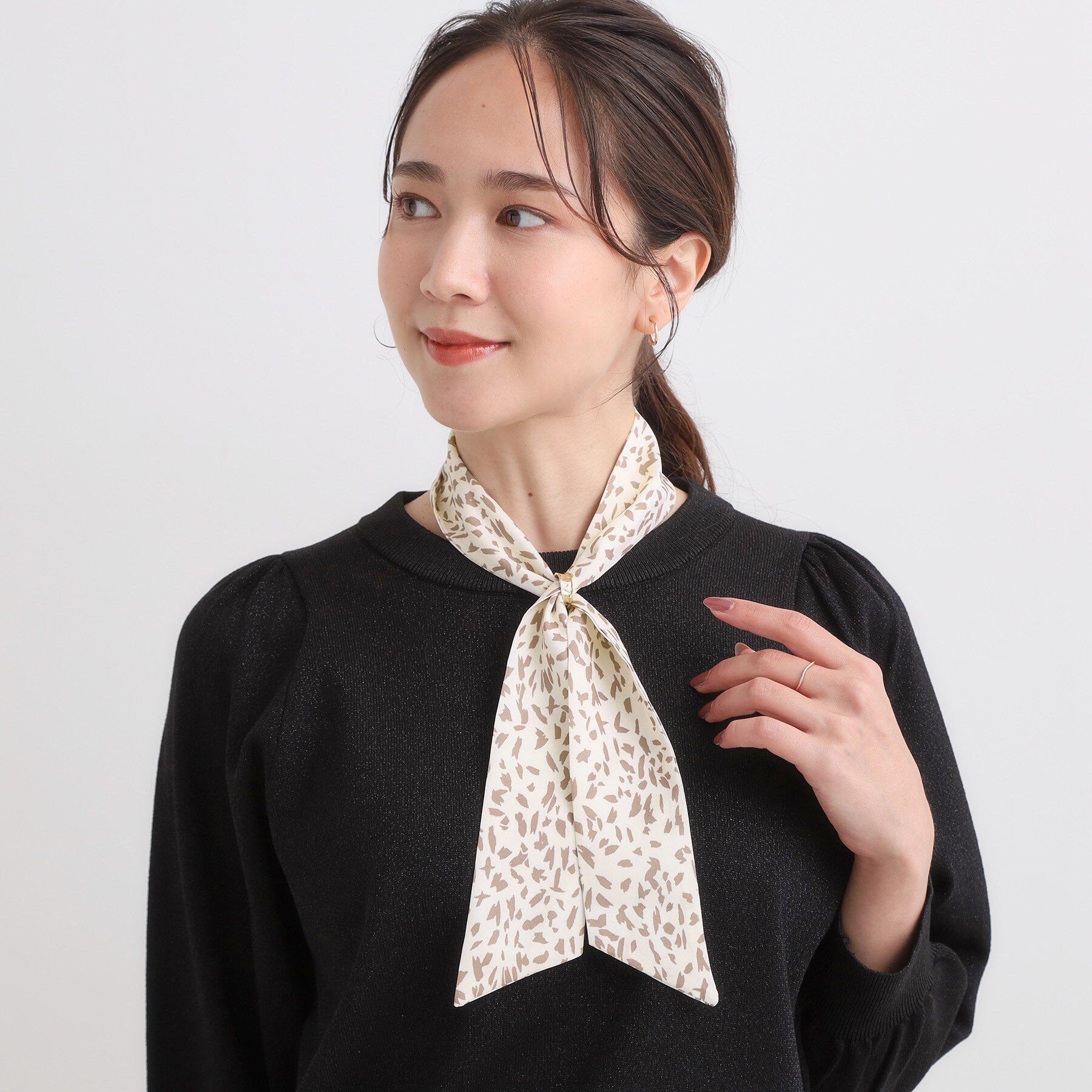 SHOO･LA･RUE「リング付帽スカーフ」|バンダナ・スカーフ|