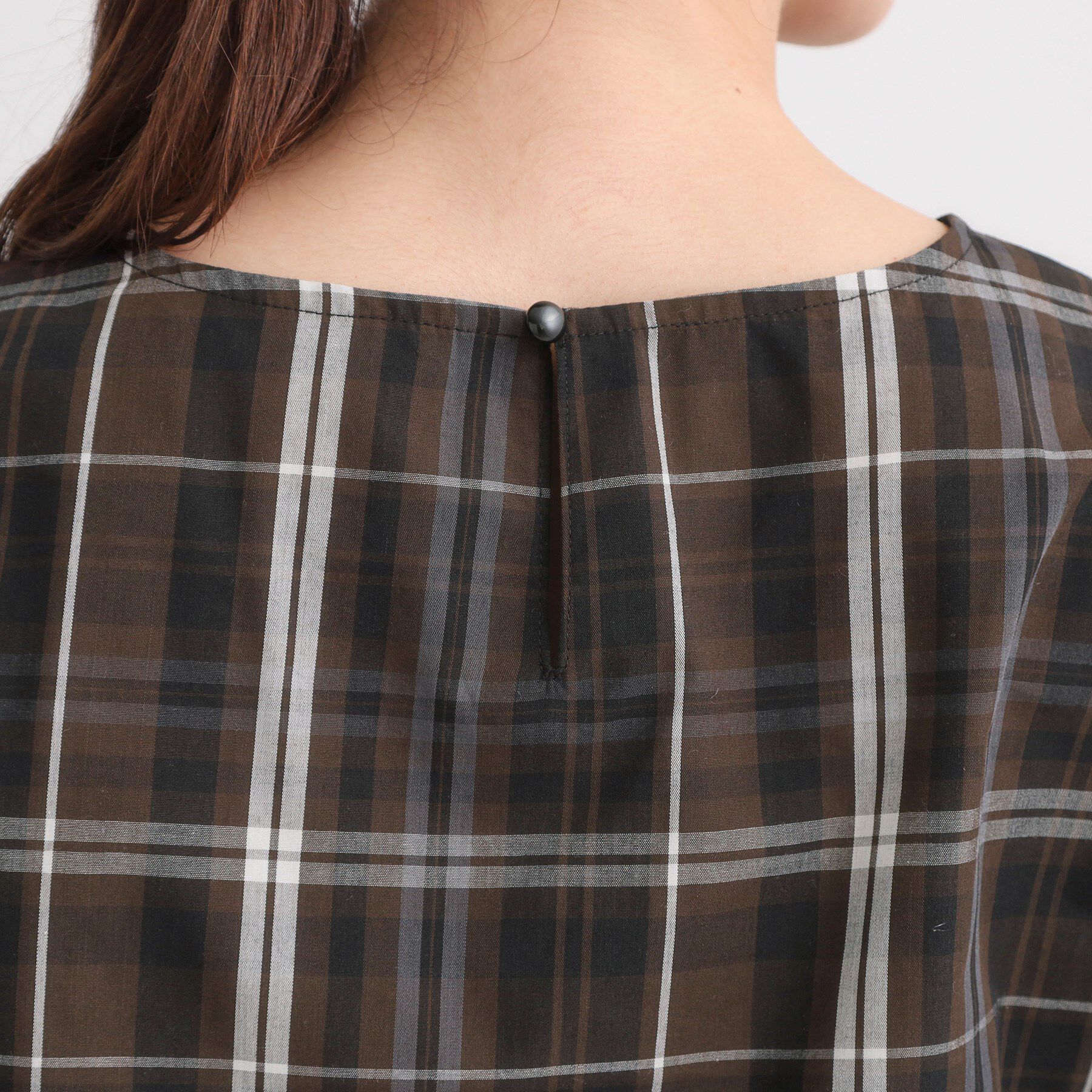 SHOO･LA･RUE「【S-LL/5分袖】お袖タックできれいに魅せる 大人のフェミニンブラウス」|シャツ・ブラウス|