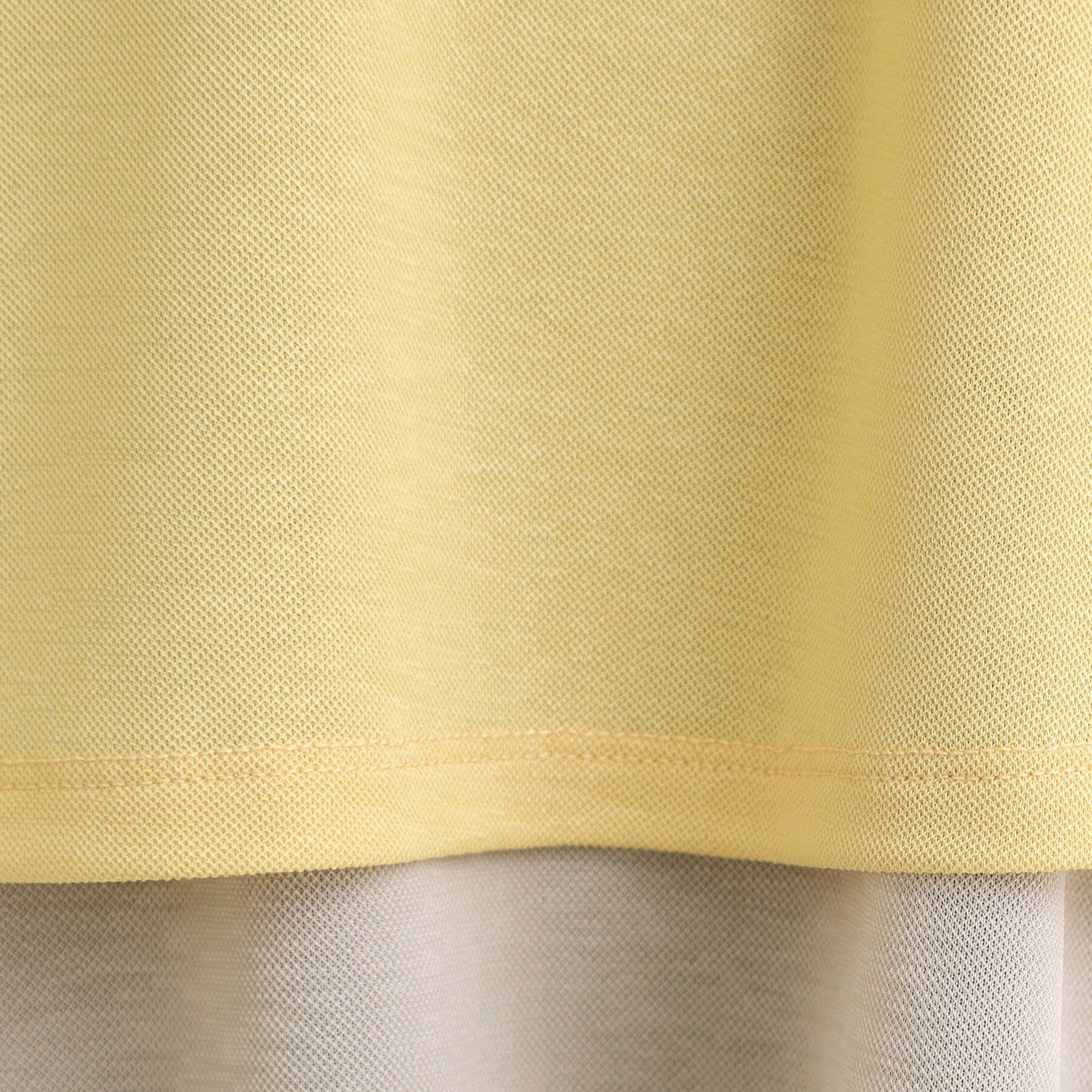 SHOO･LA･RUE「【S-LL/ひんやり/体型カバー】着るだけでサマ見え レイヤードトップス」|Tシャツ・カットソー|