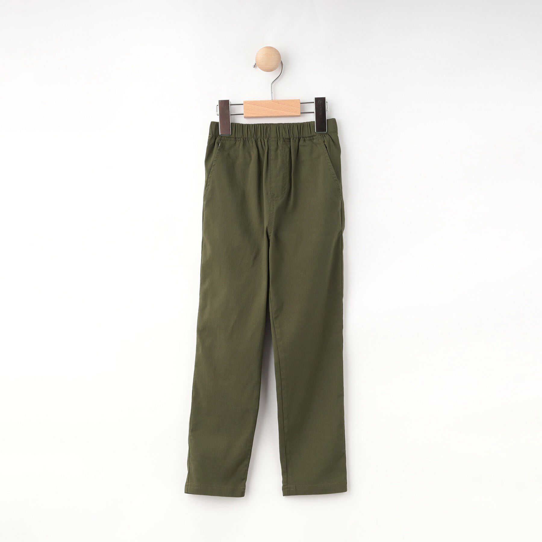 SHOO･LA･RUE「【100-150cm/ストレッチ】シンプルだから使いやすい ストレートパンツ」|その他|