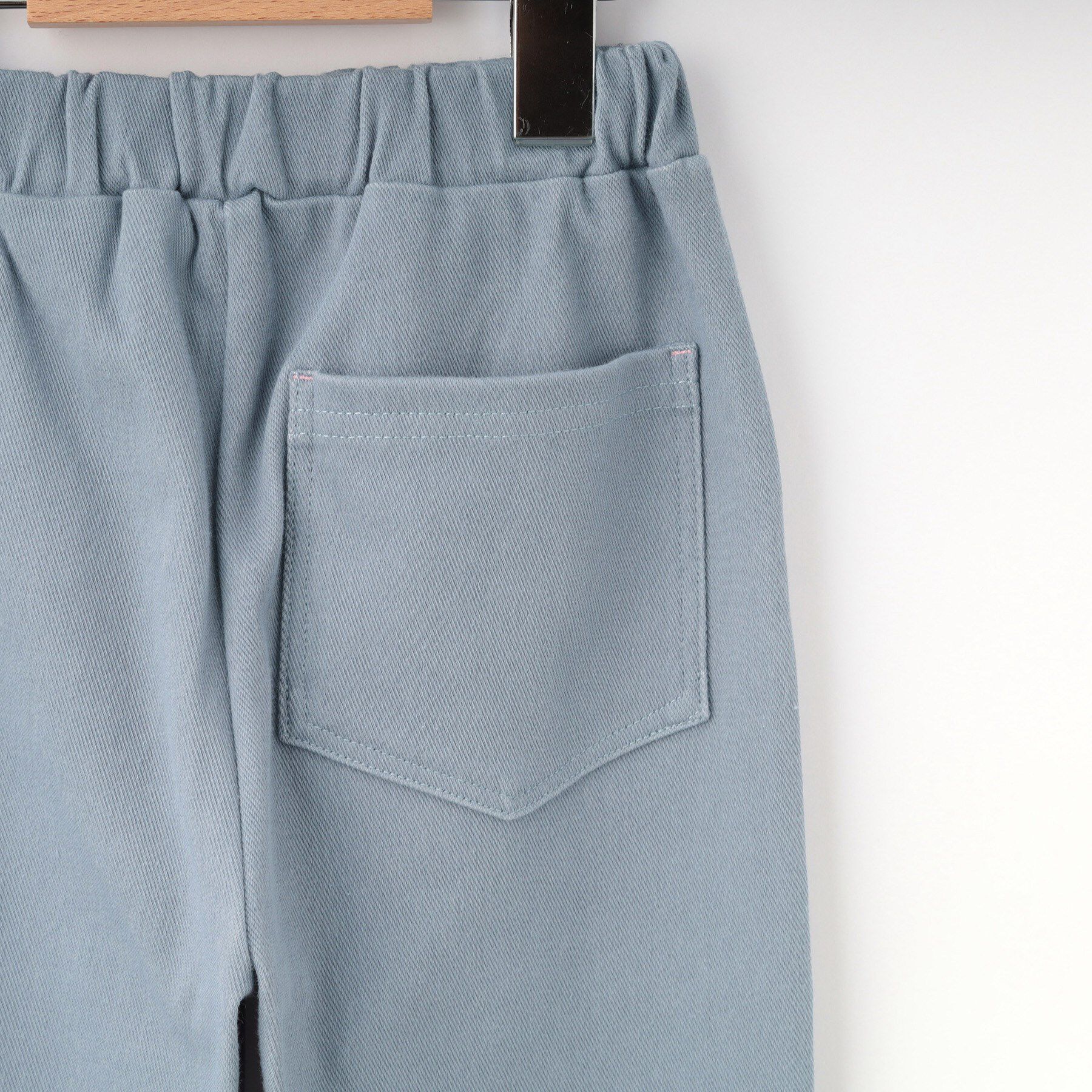 SHOO･LA･RUE「【100-150cm】デニム風ジャージフレアパンツ」|その他|