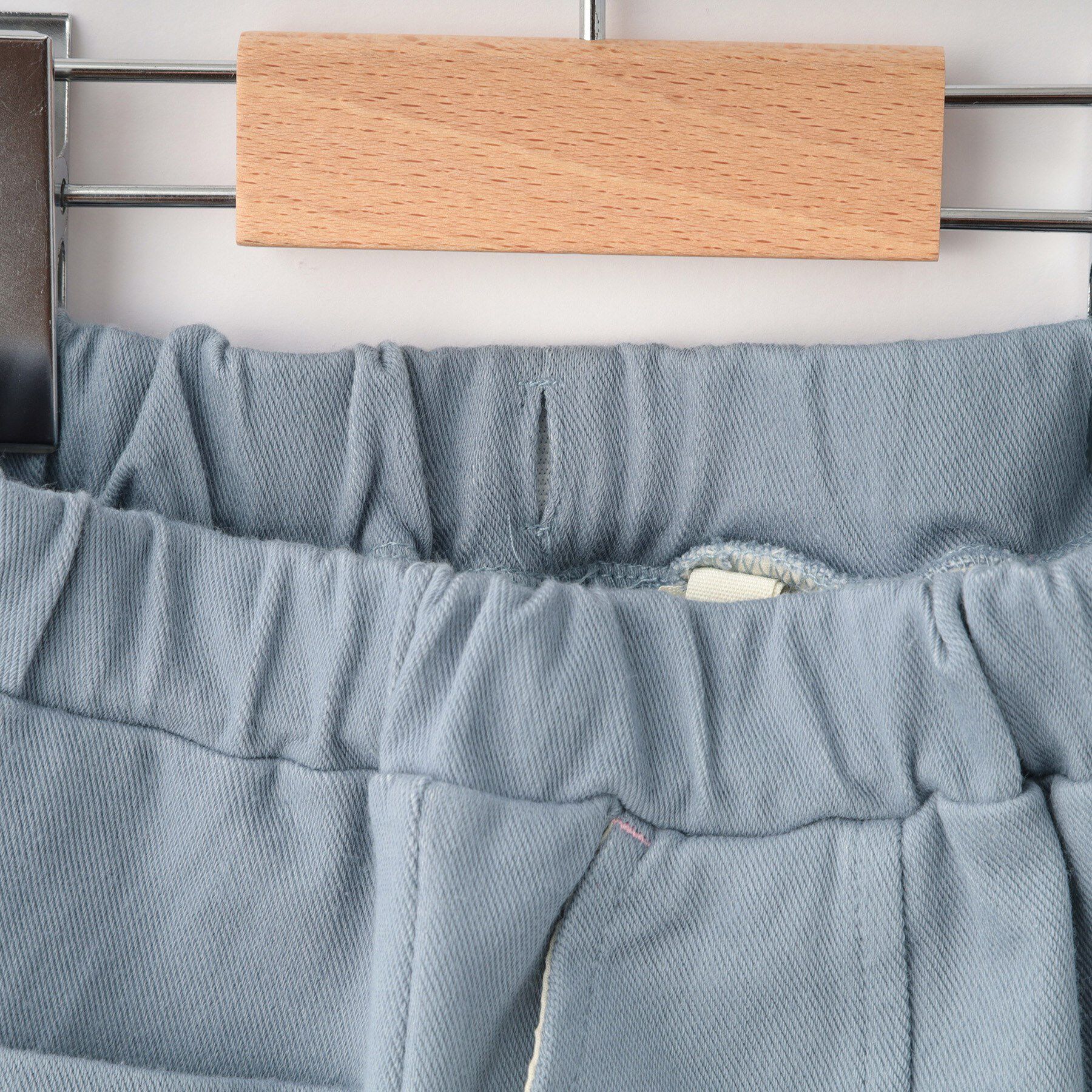 SHOO･LA･RUE「【100-150cm】デニム風ジャージフレアパンツ」|その他|