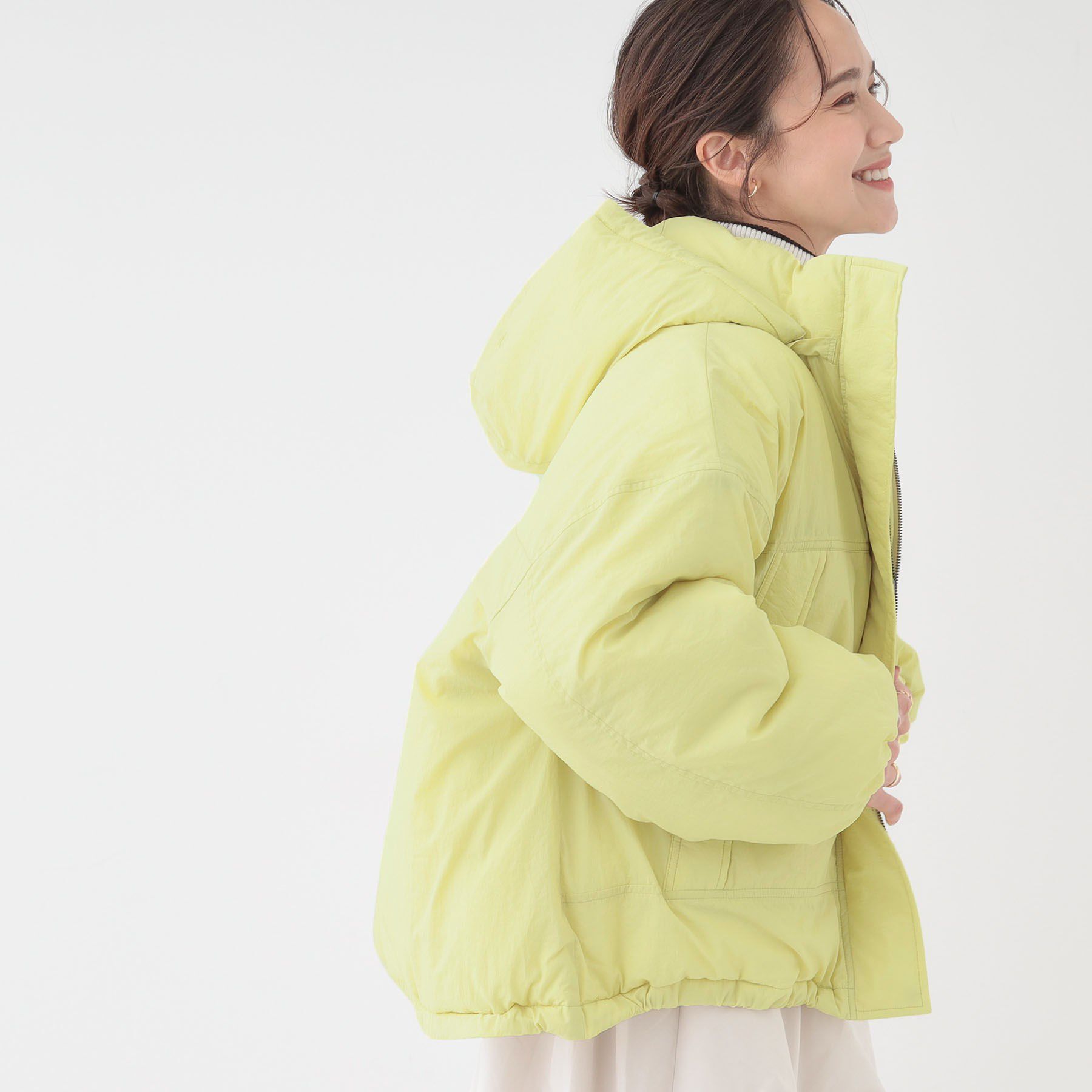 SHOO･LA･RUE「【撥水/あったか】たっぷり着られる 中綿モンスターショートコート」|ダウン|