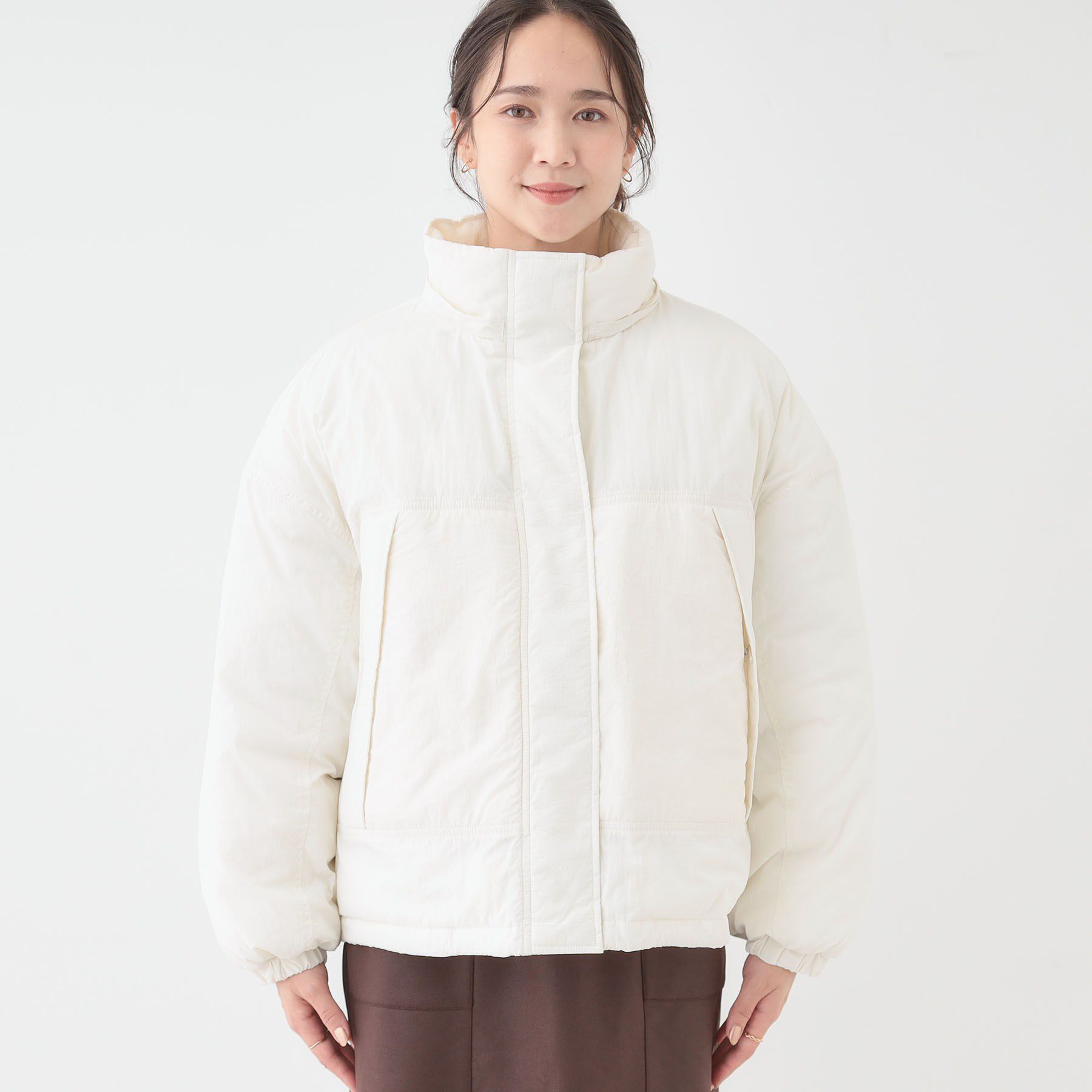 SHOO･LA･RUE「【撥水/あったか】たっぷり着られる 中綿モンスターショートコート」|ダウン|