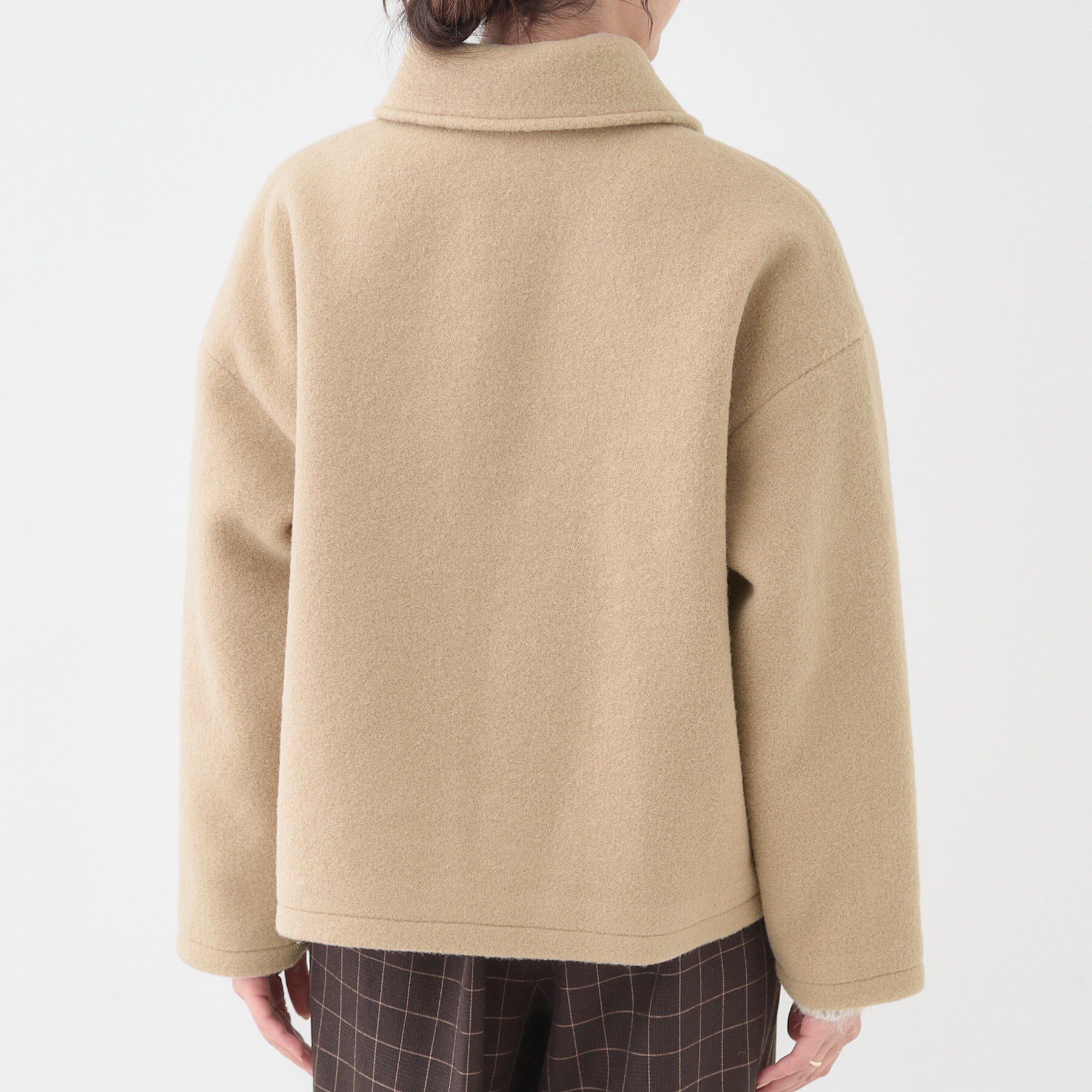 SHOO･LA･RUE「【S-LL】大人カジュアルコーデに 襟付きZIPブルゾン」|ブルゾン・スタジャン|