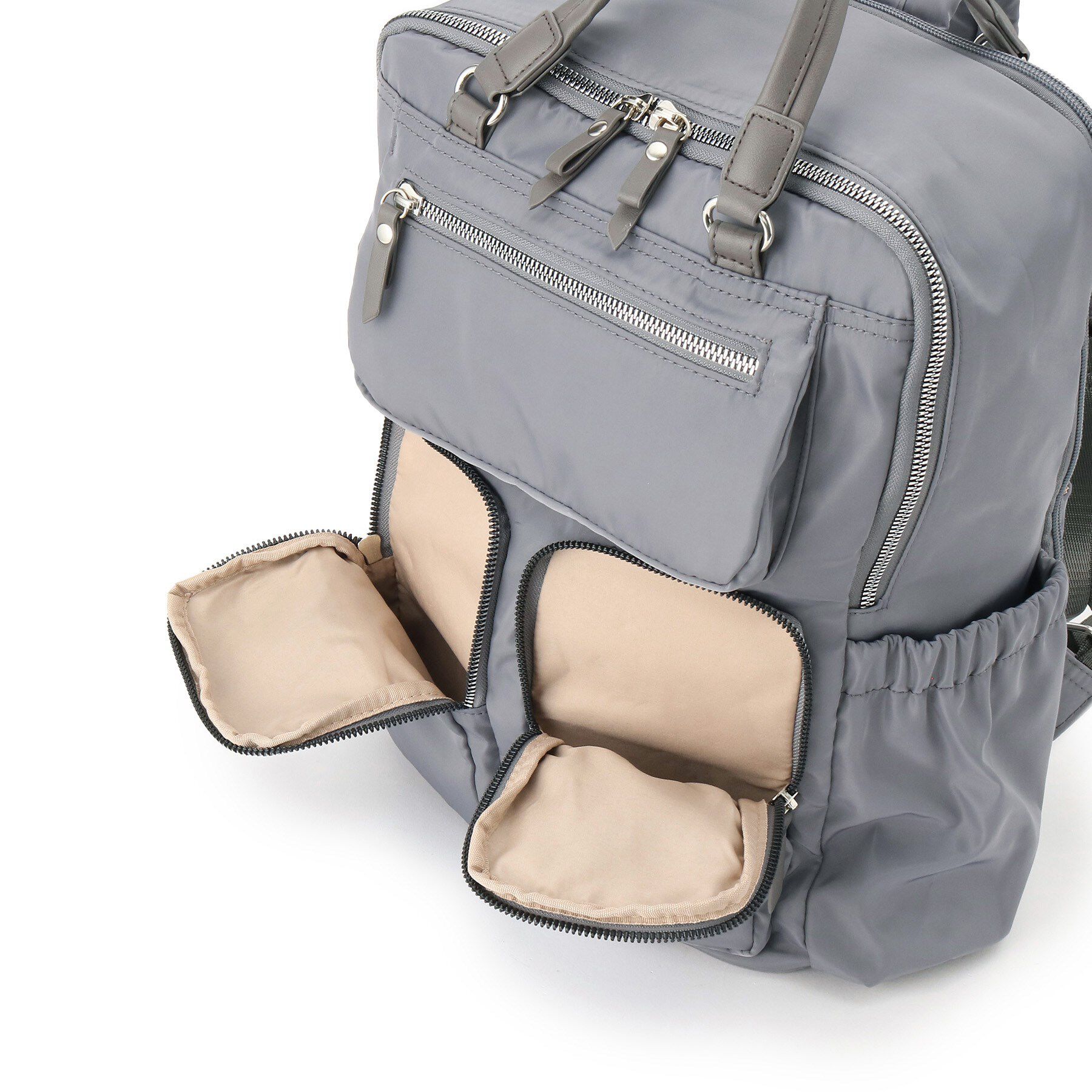 SHOO･LA･RUE「【撥水】立体ポケットリュック」|リュック|