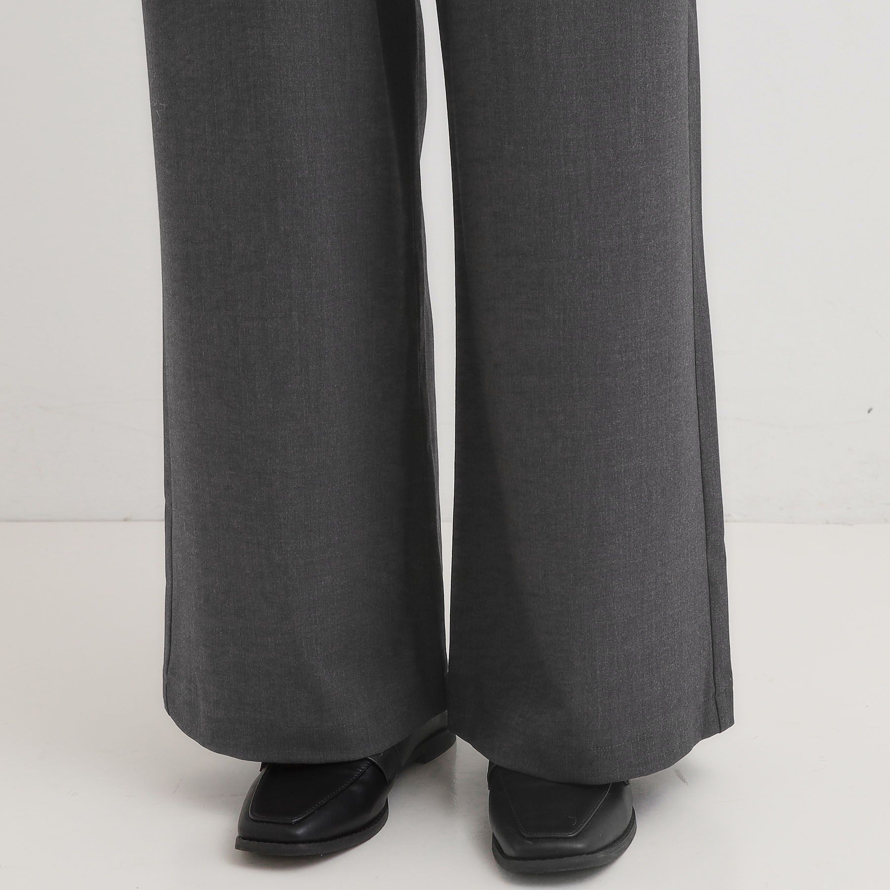 SHOO･LA･RUE「【S-LL/体型カバー】上品なとろみが魅力 イージーワイドパンツ」|その他|