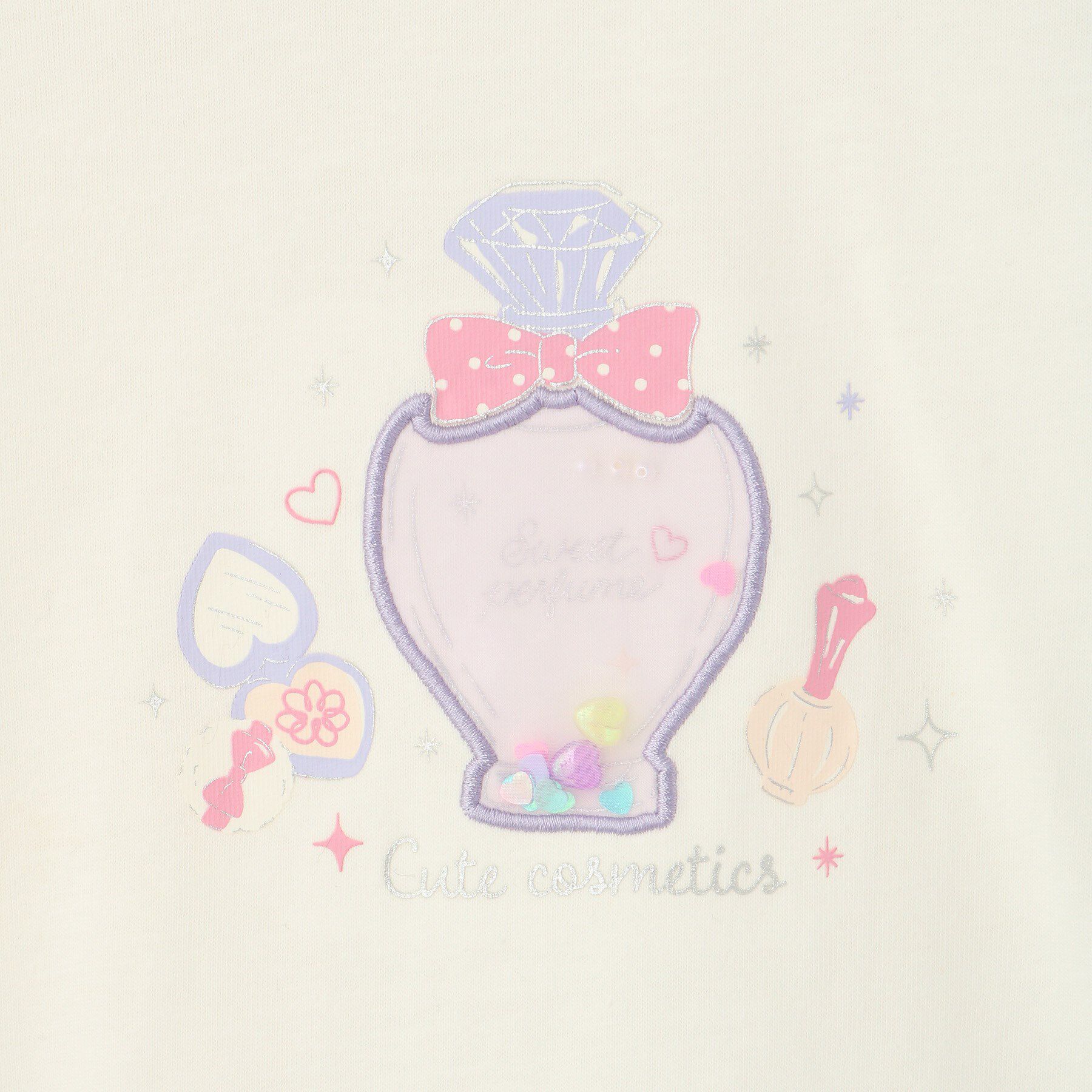 SHOO･LA･RUE「【100-150cm】オーガンジーモチーフ使いロンT」|Tシャツ・カットソー|