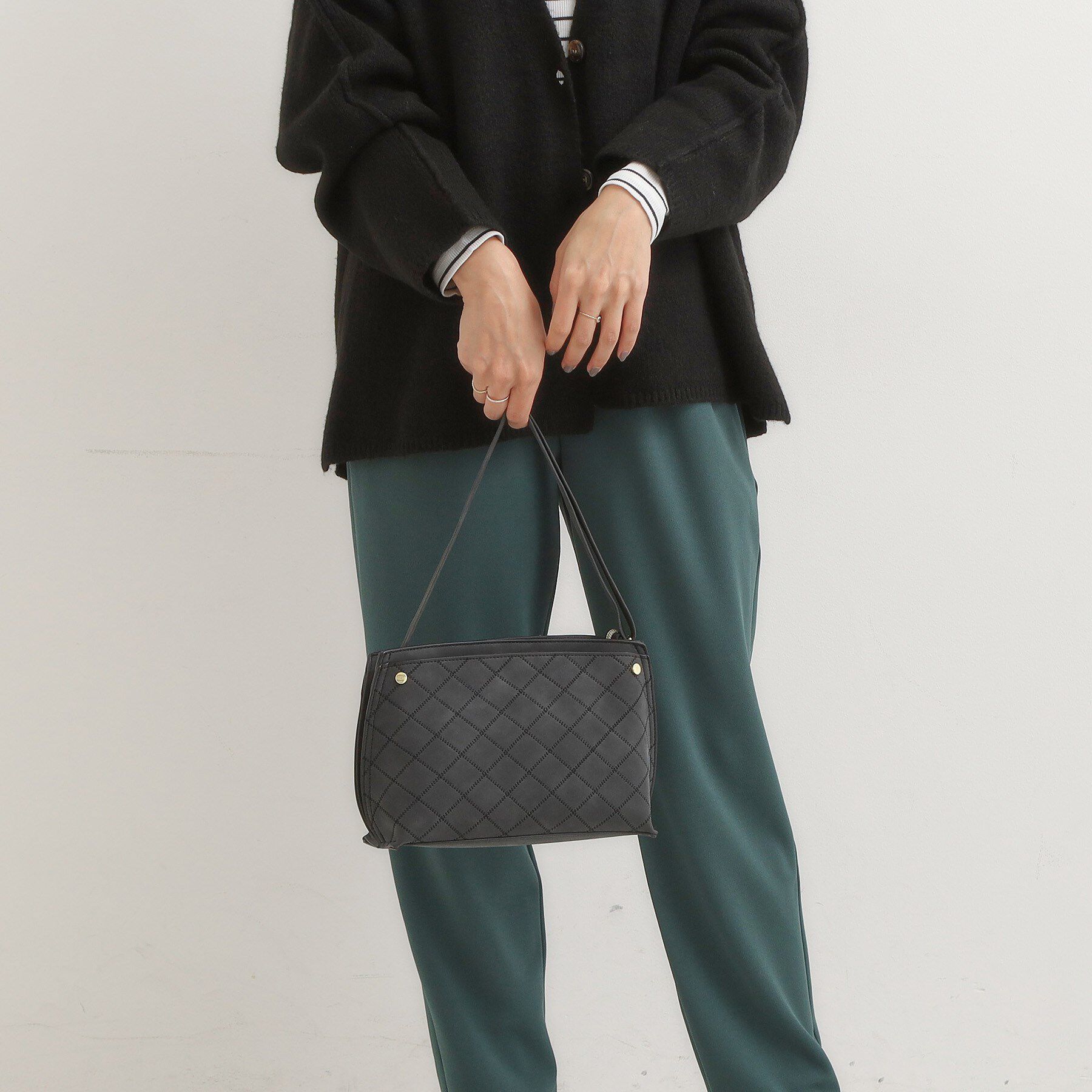 SHOO･LA･RUE「ステッチショルダーバッグ」|ショルダー・メッセンジャー|