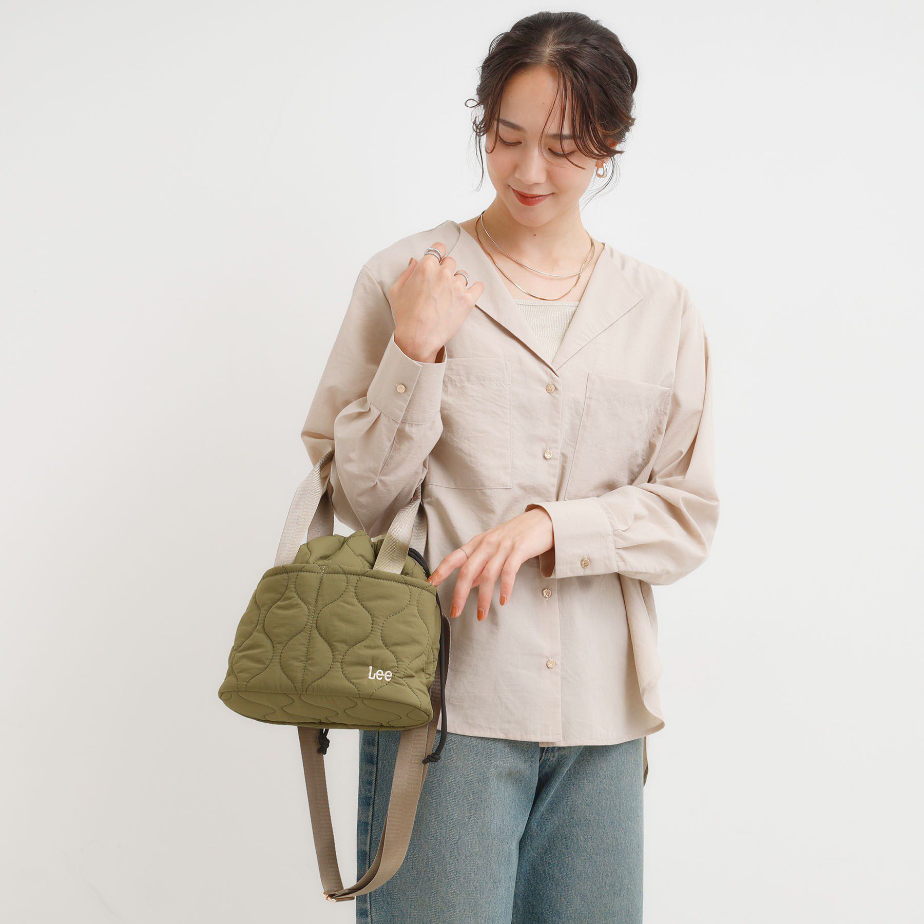 SHOO･LA･RUE「【Lee別注】巾着ショルダーバッグ」|ショルダー・メッセンジャー|