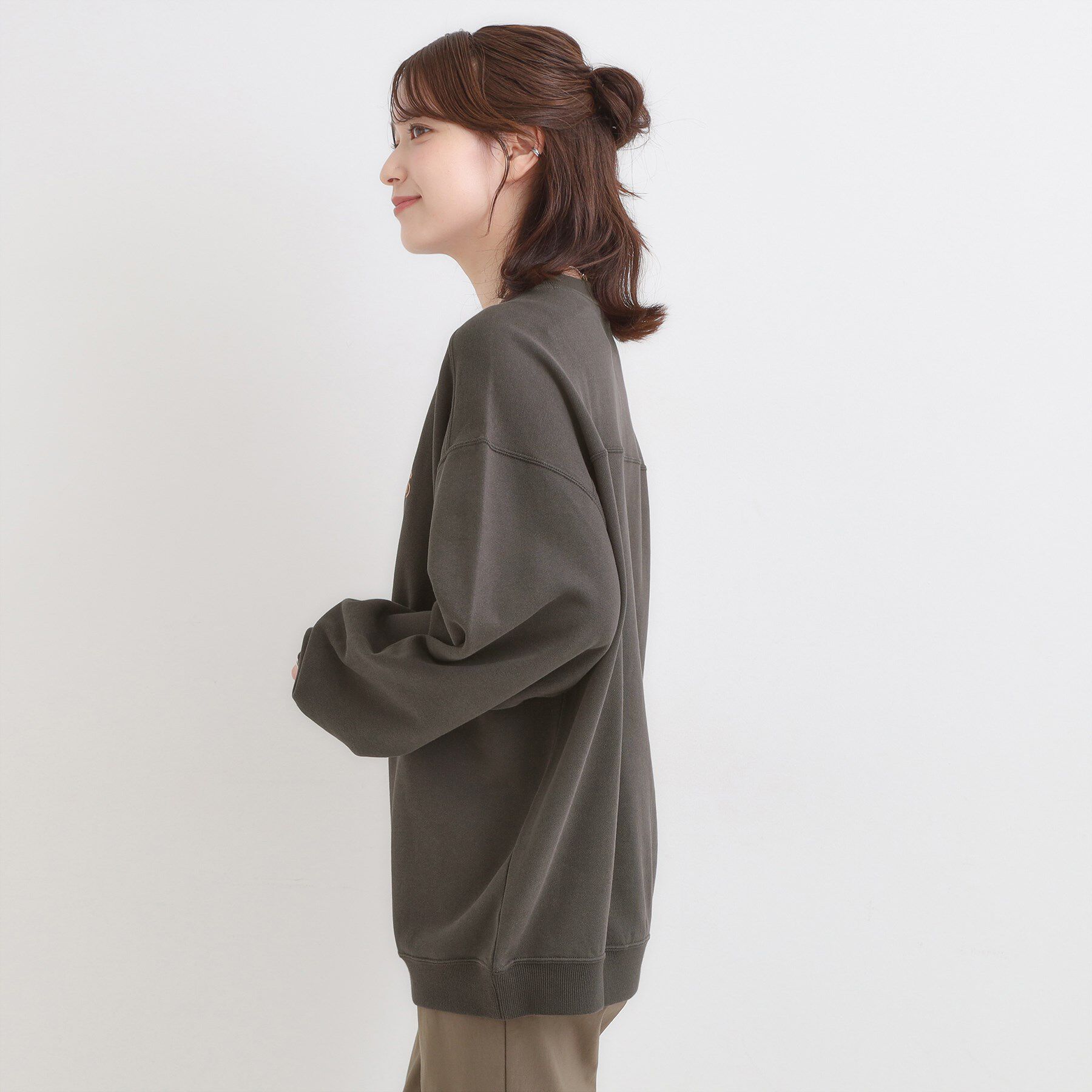 SHOO･LA･RUE「【選べる4柄】グラフィックアソート オーバーサイズ 裏毛スウェット」|パーカー|