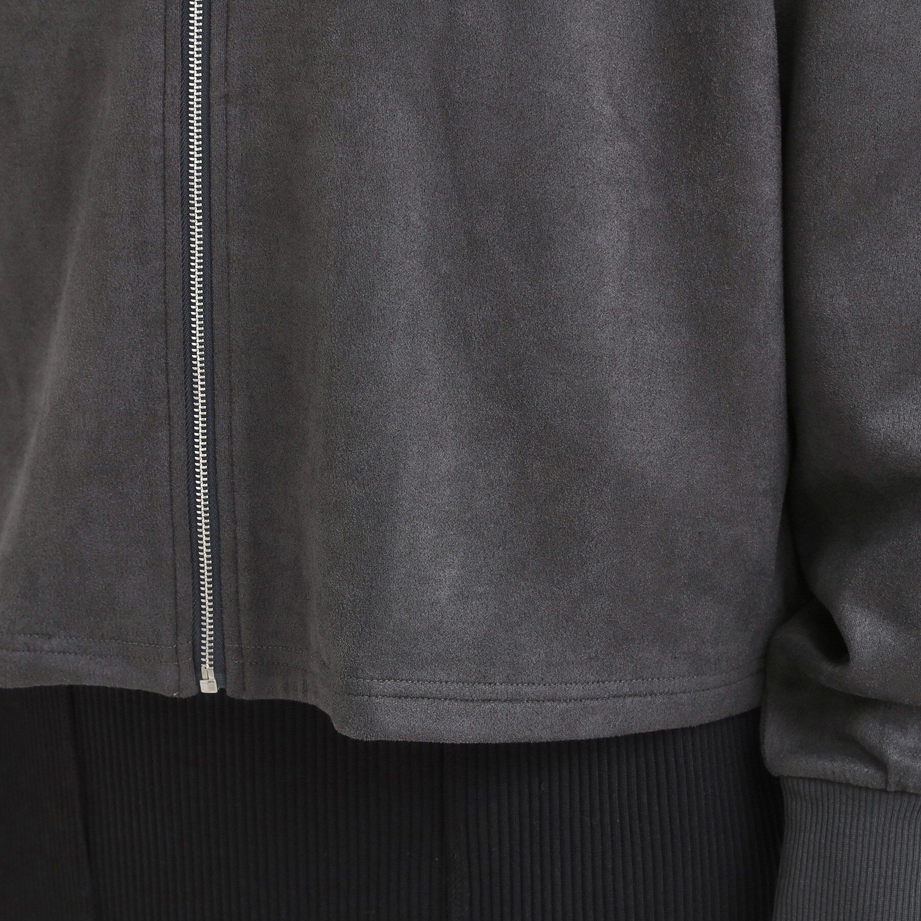 SHOO･LA･RUE「【S-LL】柔らかくて軽い さっと羽織れるフェイクスエードブルゾン【CIRCRIC】」|カーディガン|