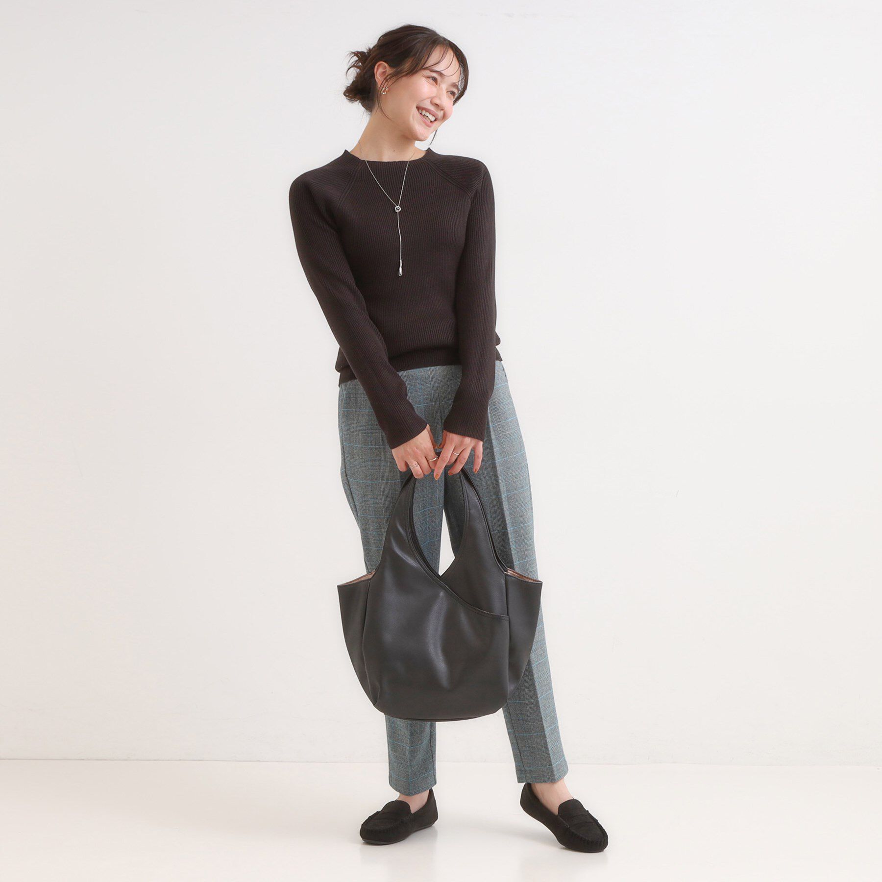 SHOO･LA･RUE「あおりポケットバルーントートバッグ」|トートバッグ|