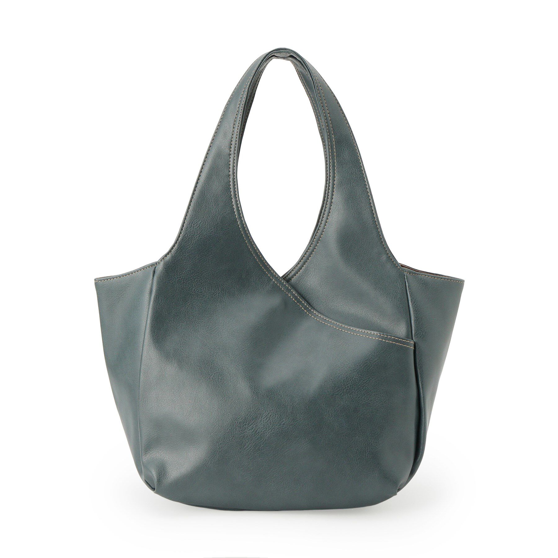 SHOO･LA･RUE「あおりポケットバルーントートバッグ」|トートバッグ|