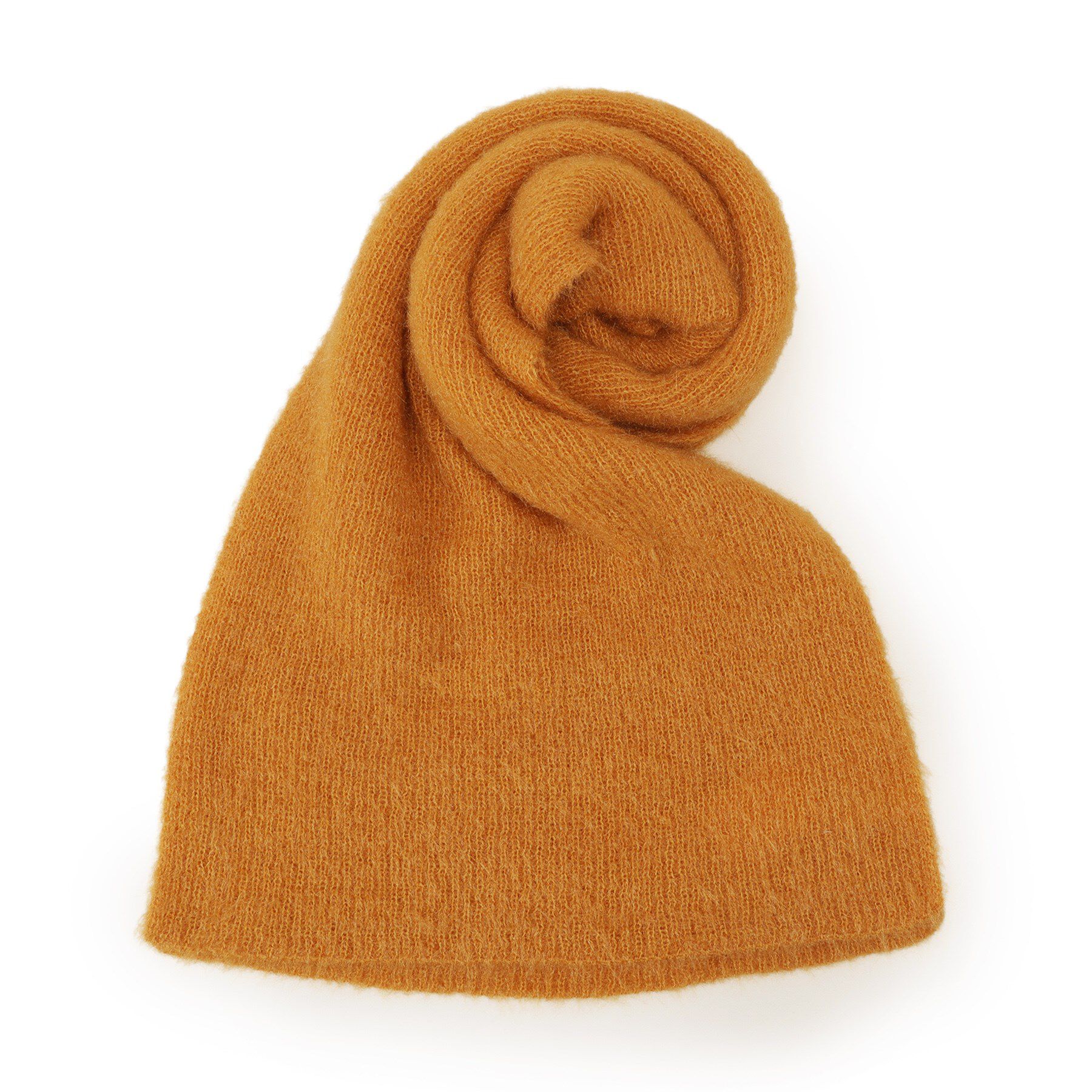 SHOO･LA･RUE「ゆる編みニットマフラー」|ストール|オレンジ(066)