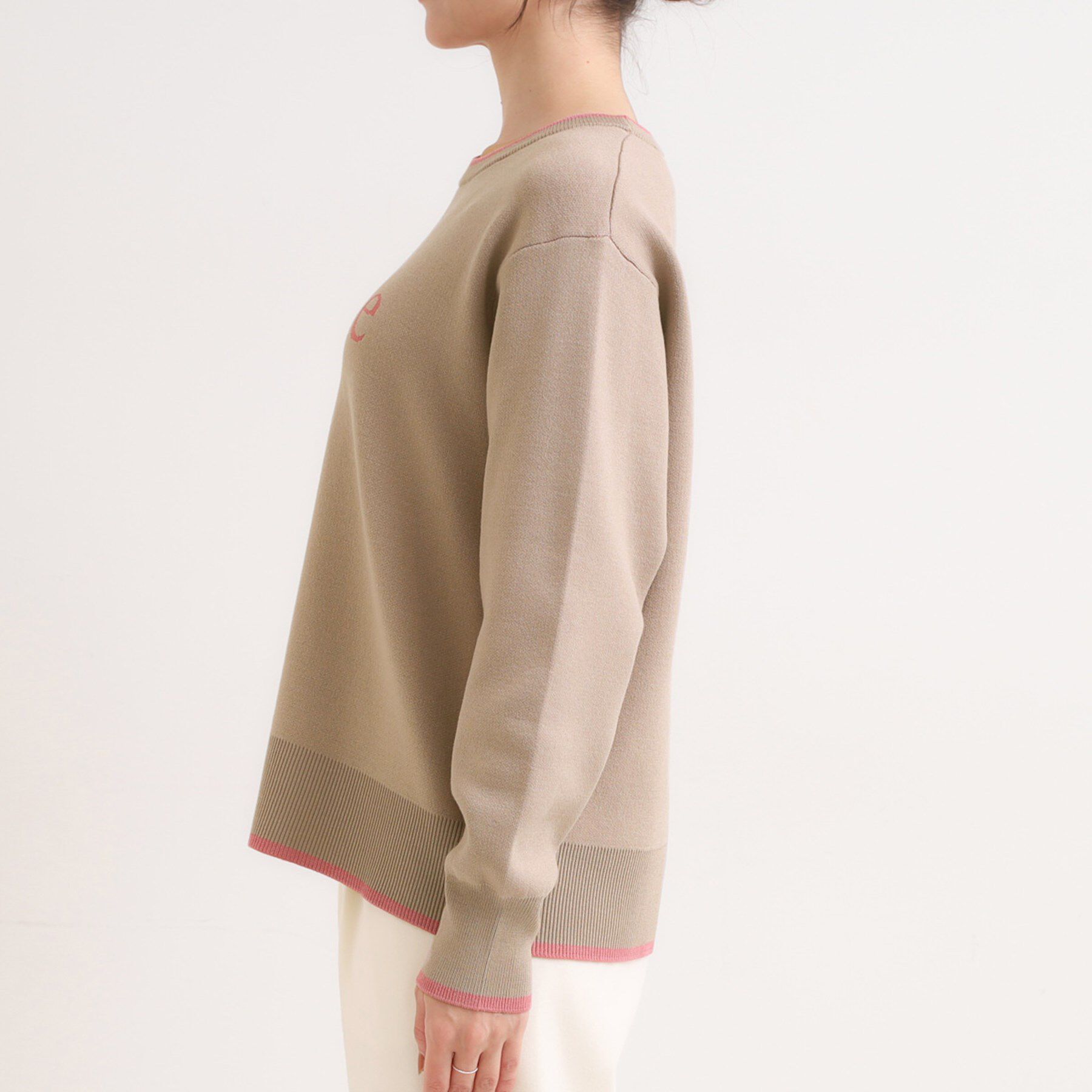 SHOO･LA･RUE「【洗濯機可/毛玉レス】大人世代も取り入れやすい スウェットライク アソートニット」|ニット・セーター|