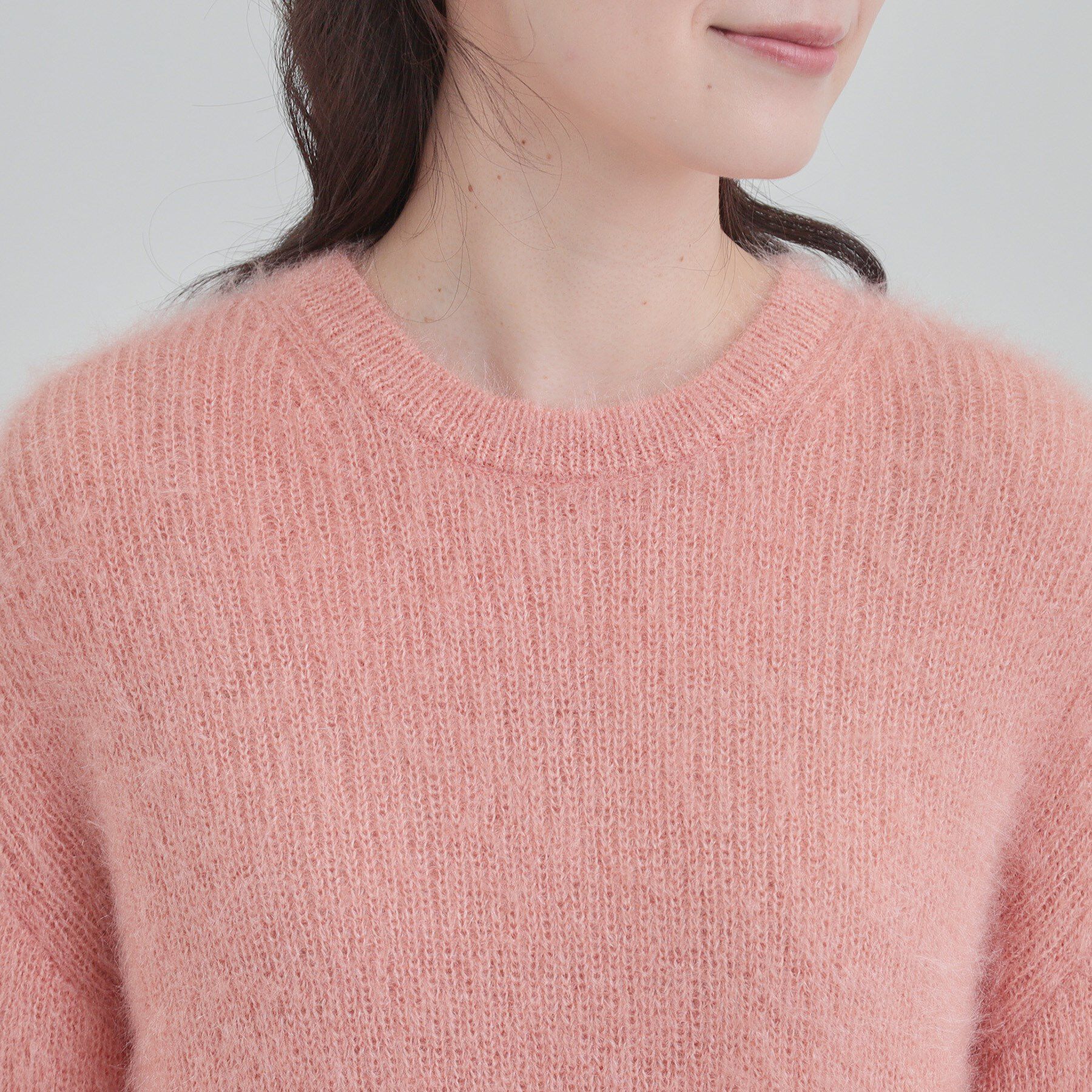 SHOO･LA･RUE「【S-LL/ゆったり】ふわふわシャギー 大人レディなニット」|ニット・セーター|