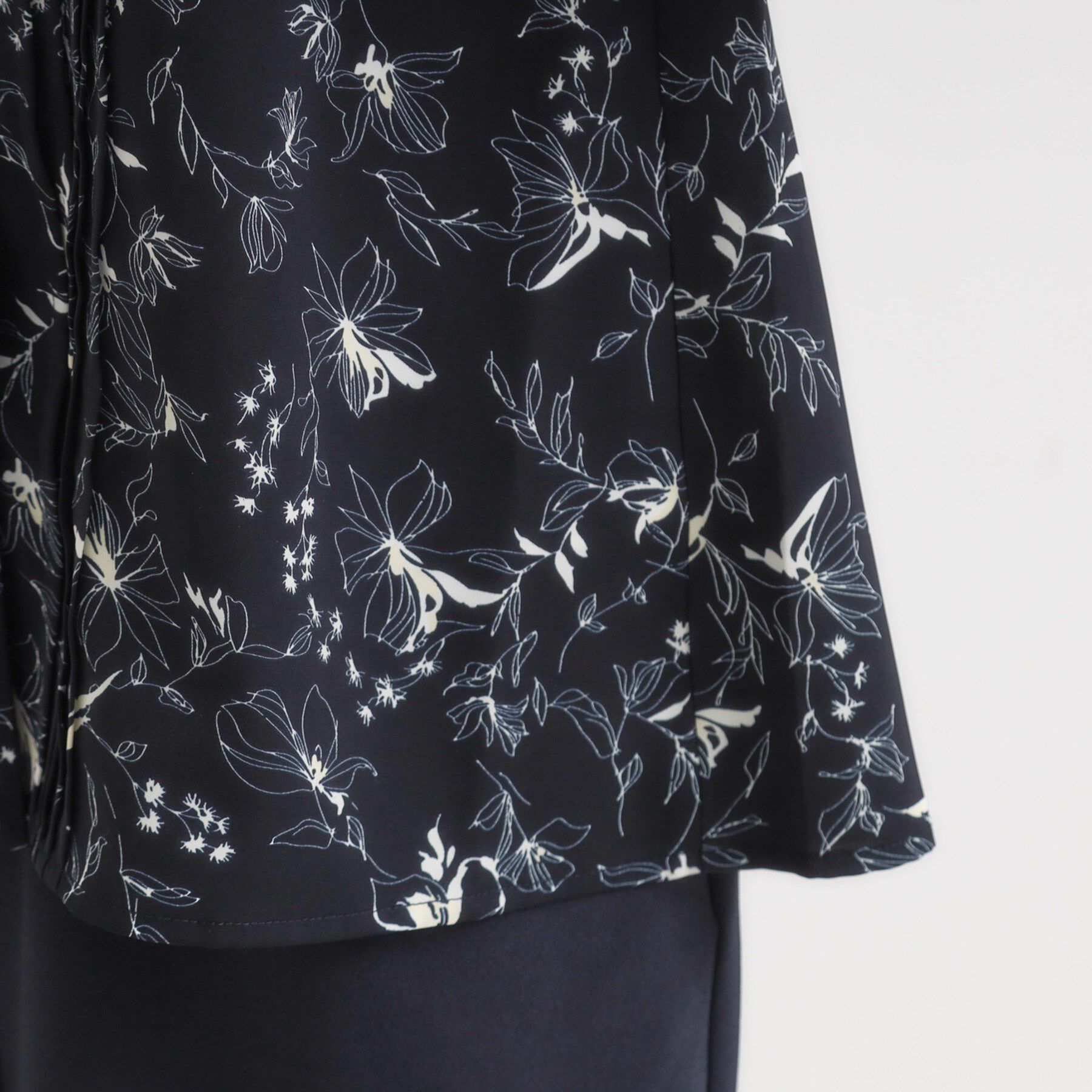 SHOO･LA･RUE「【セットアップ可】ピンタックバンドカラーブラウス」|シャツ・ブラウス|