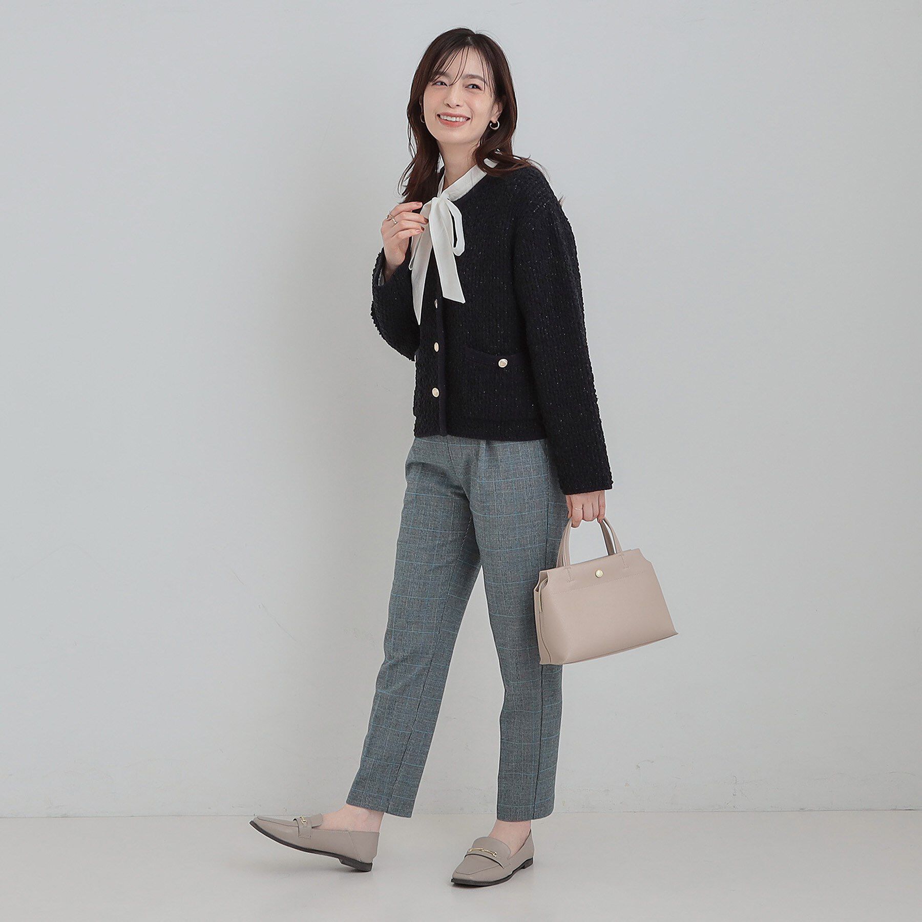 SHOO･LA･RUE「【洗濯機可/S-LL】美脚見え あったか裏起毛 テーパードパンツ」|その他|