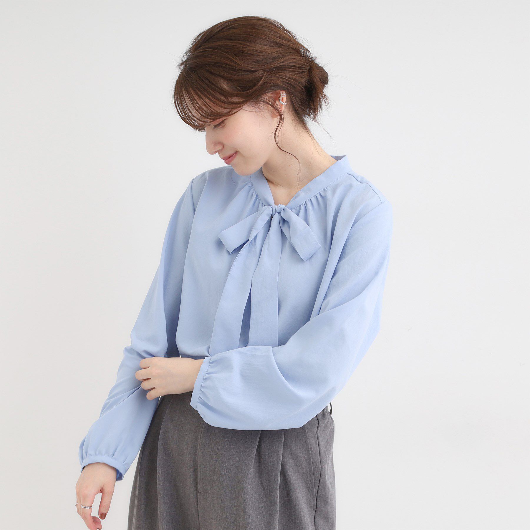 SHOO･LA･RUE「リボンブラウス」|シャツ・ブラウス|