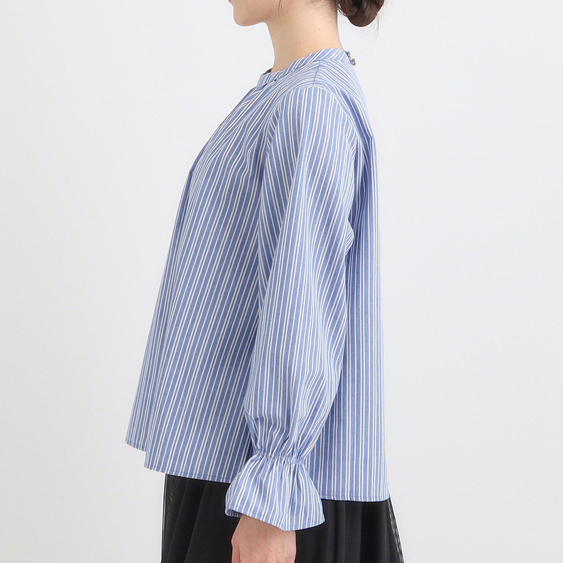 SHOO･LA･RUE「マルチストライプブラウス」|シャツ・ブラウス|