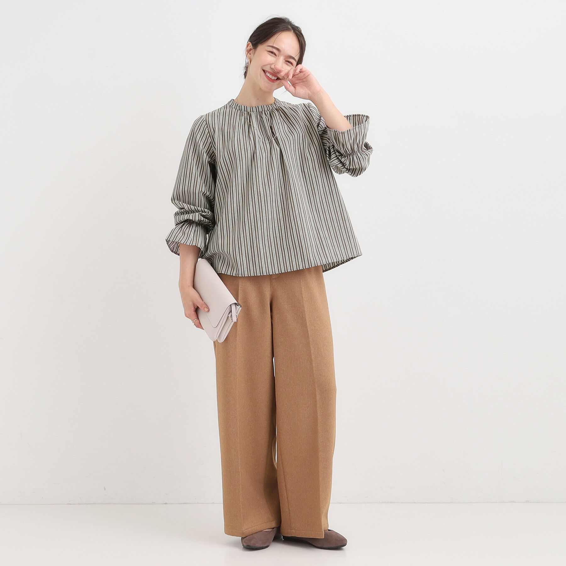 SHOO･LA･RUE「マルチストライプブラウス」|シャツ・ブラウス|