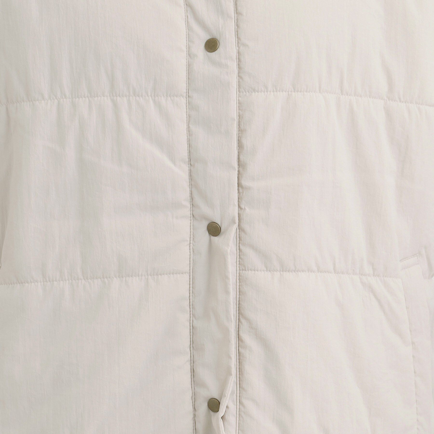 SHOO･LA･RUE「【洗濯機可/撥水/リバーシブル】 ノーカラー中綿ブルゾン」|ブルゾン・スタジャン|