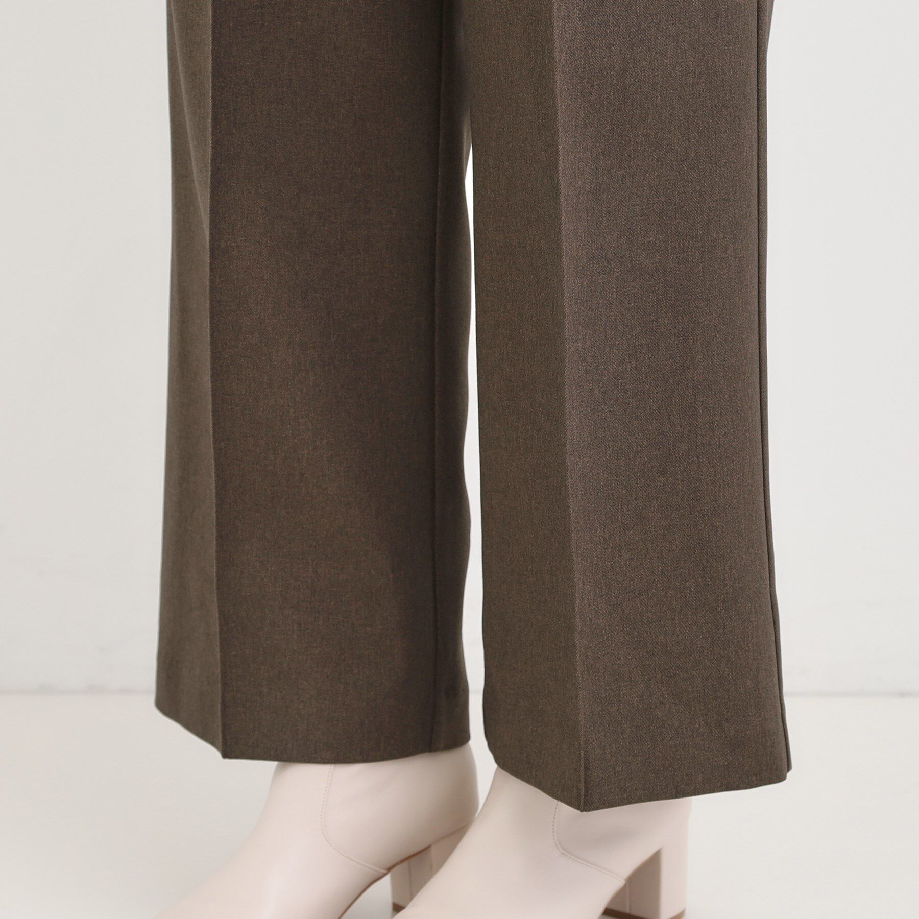 SHOO･LA･RUE「【洗濯機可/S-LL】上品シルエットで美しい イージーワイドパンツ」|その他|