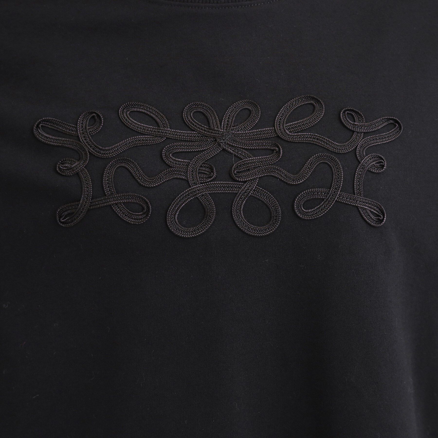 SHOO･LA･RUE「コード刺繍ミニ裏毛トップス」|Tシャツ・カットソー|