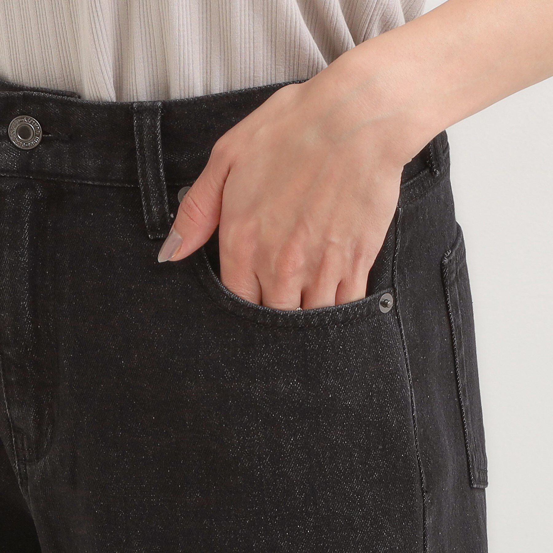 SHOO･LA･RUE「【旭山動物園応援商品】ポケット刺繍デニム」|デニム|